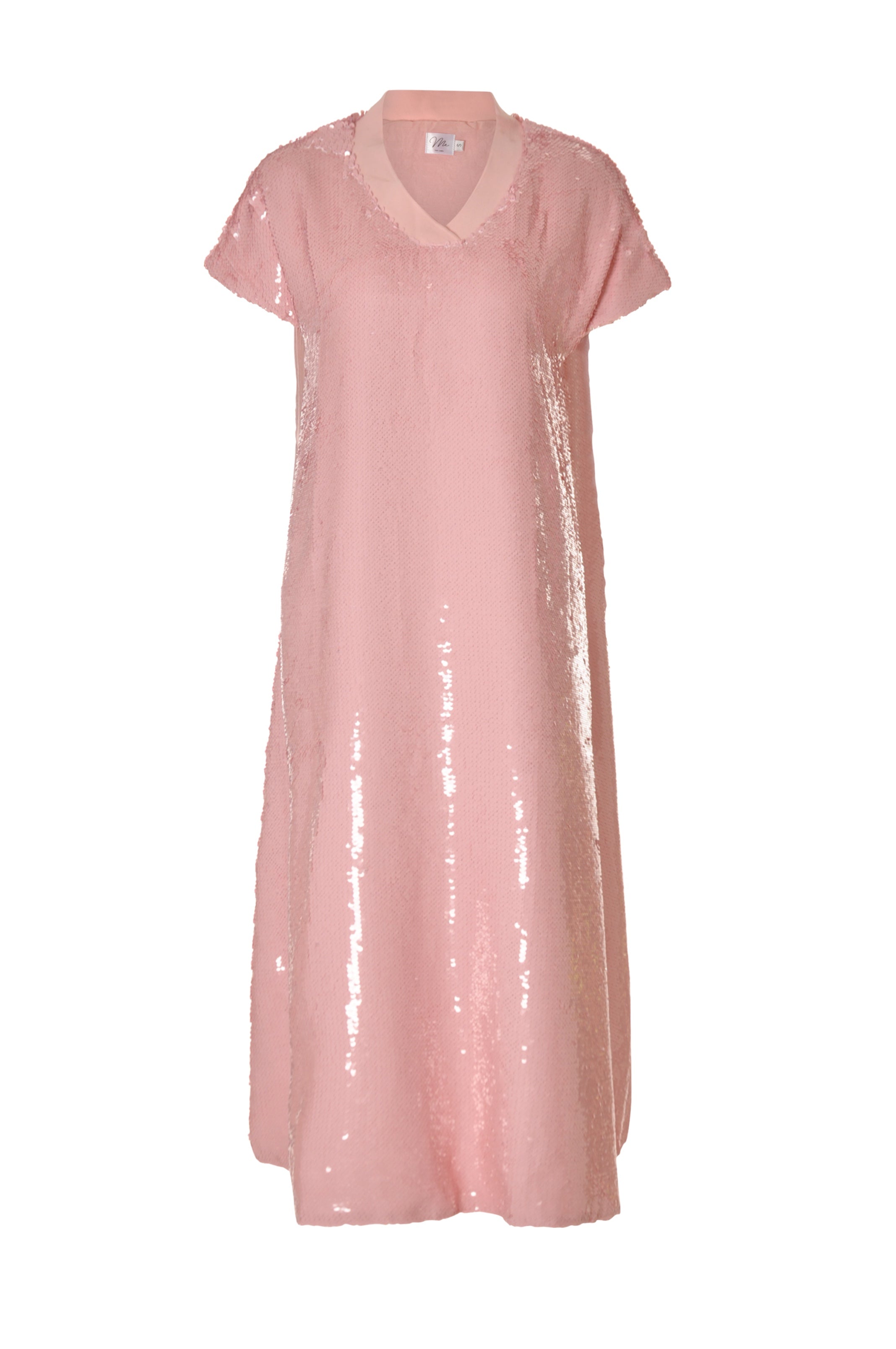 Dreamy Pink Sequins Dress