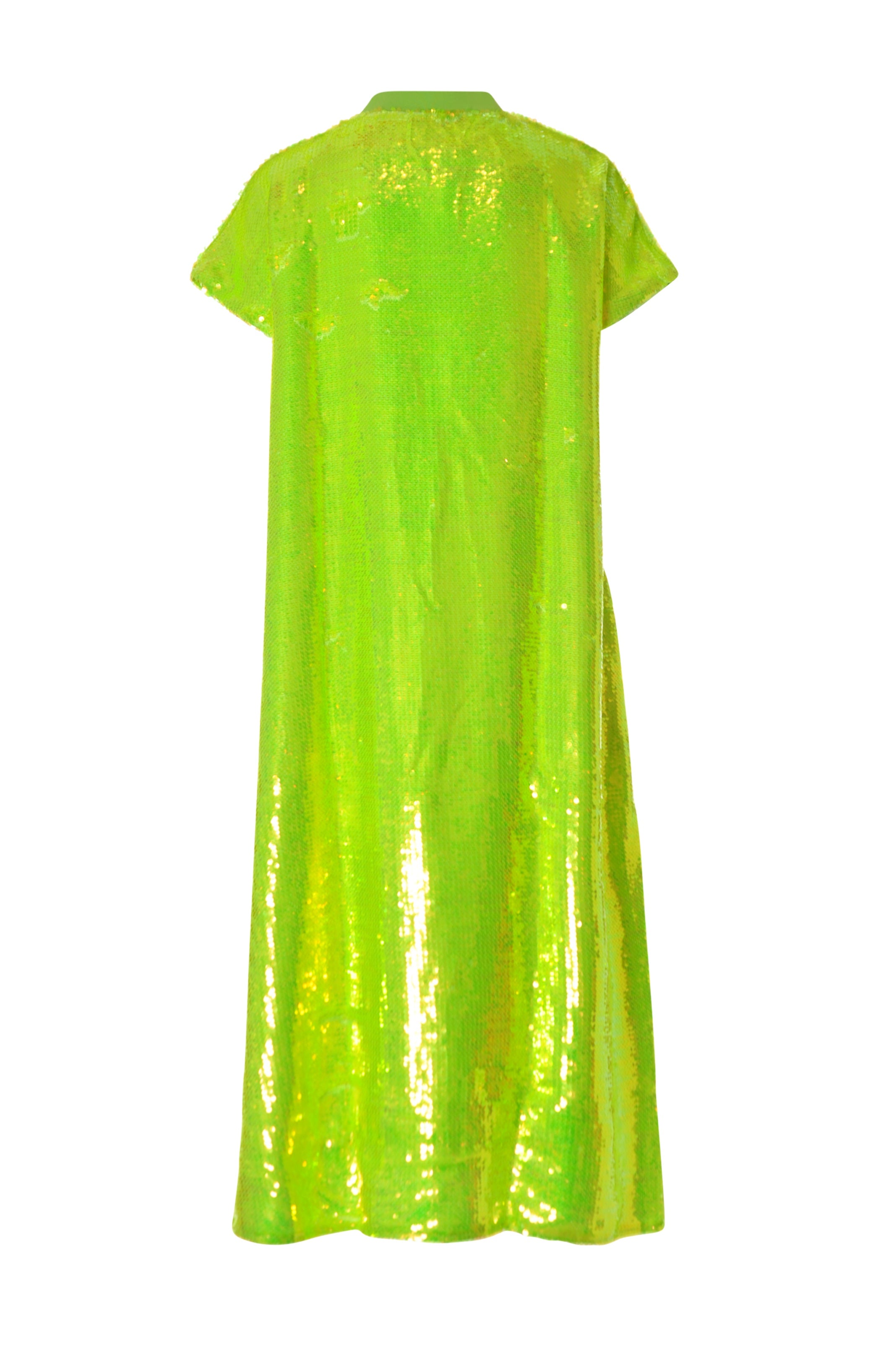 Electric Green Sequins Dress