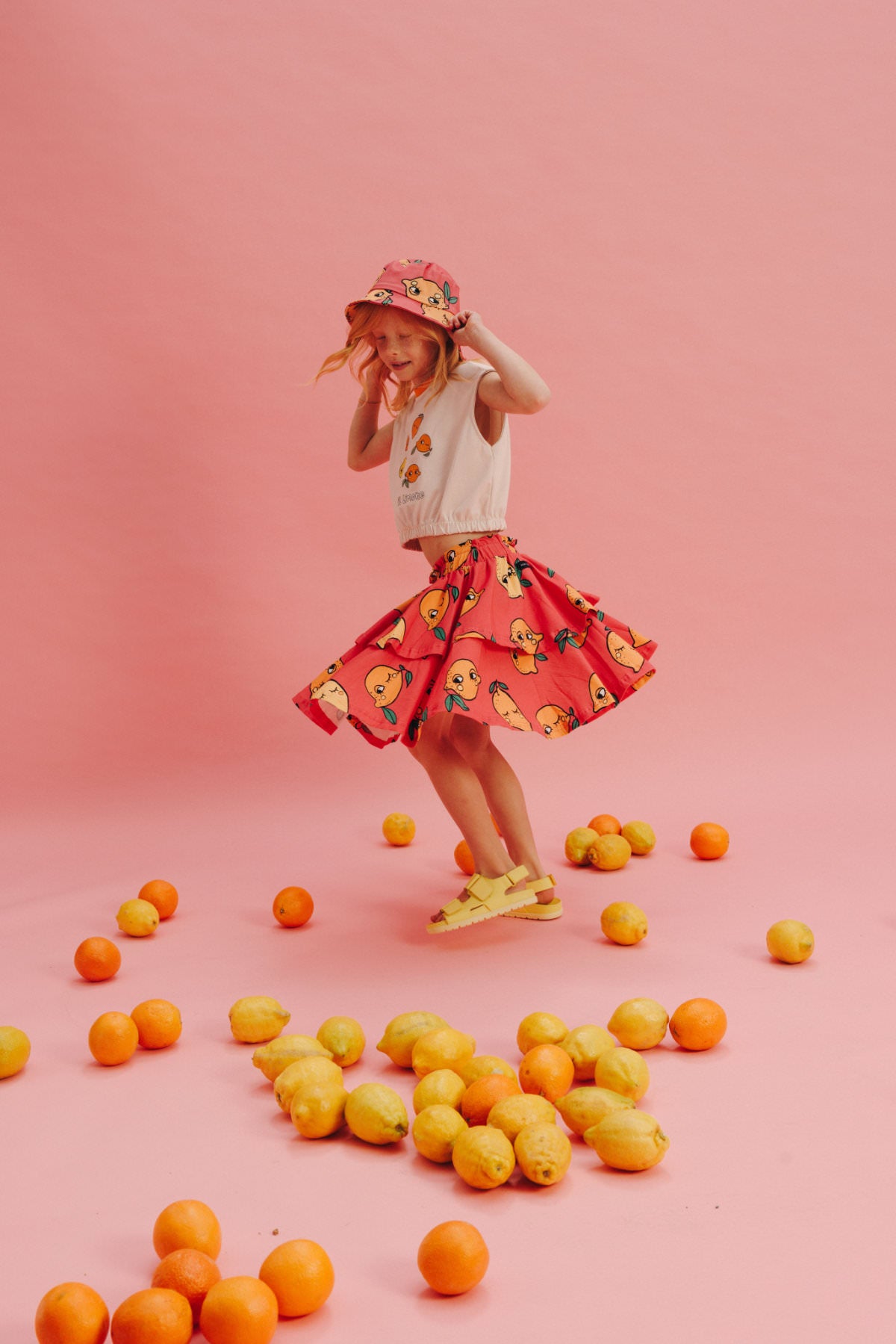 LEMON ECRU | LOOSE CROP TOP