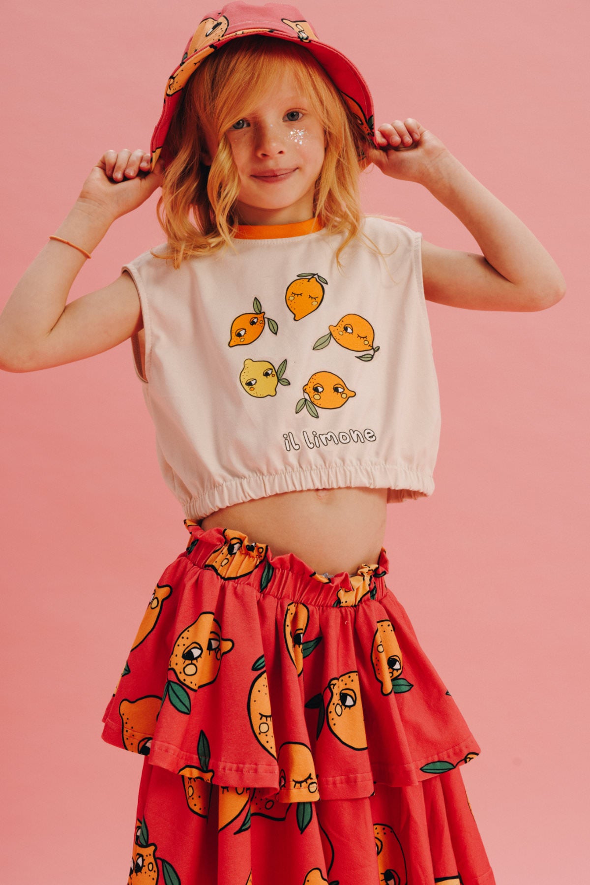 LEMON ECRU | LOOSE CROP TOP