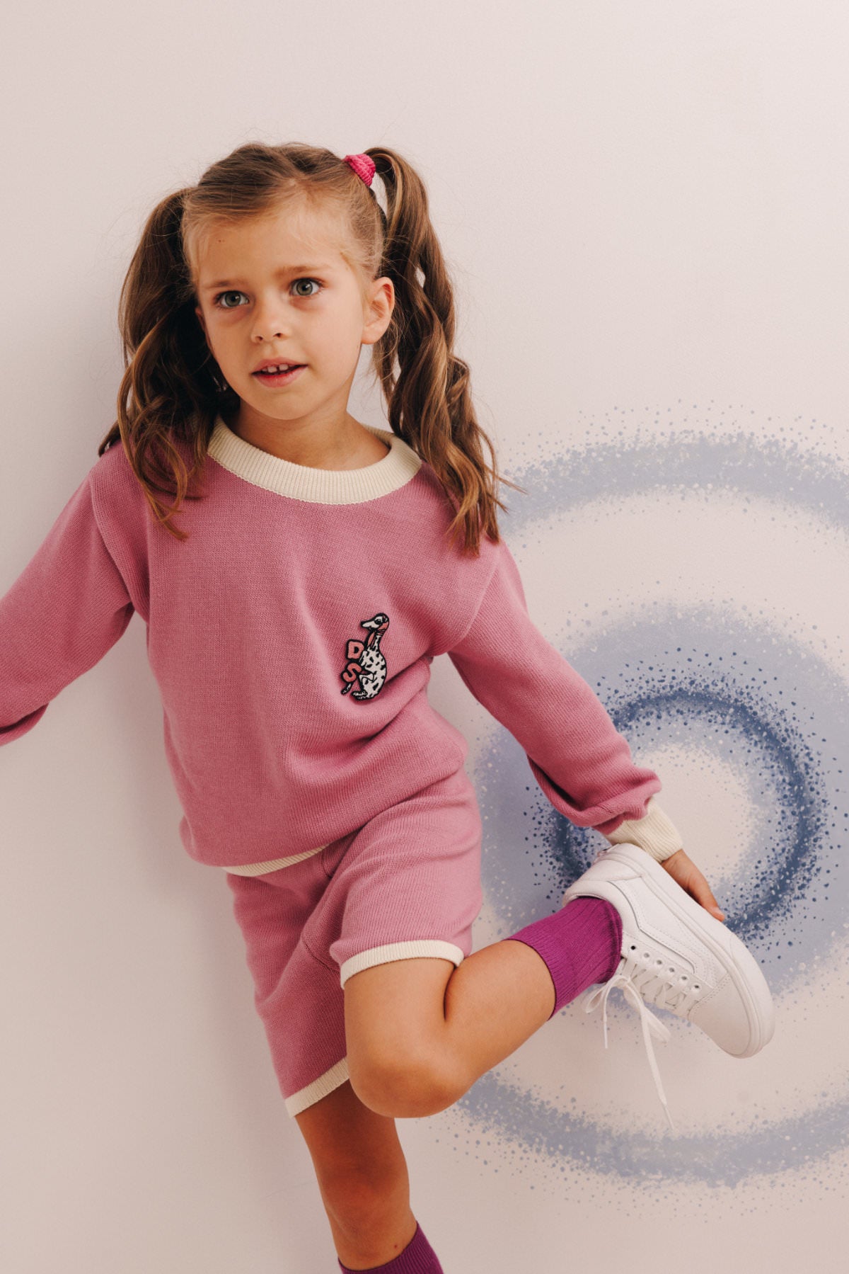 DALMATIAN PINK | PAPERBAG SHORTS