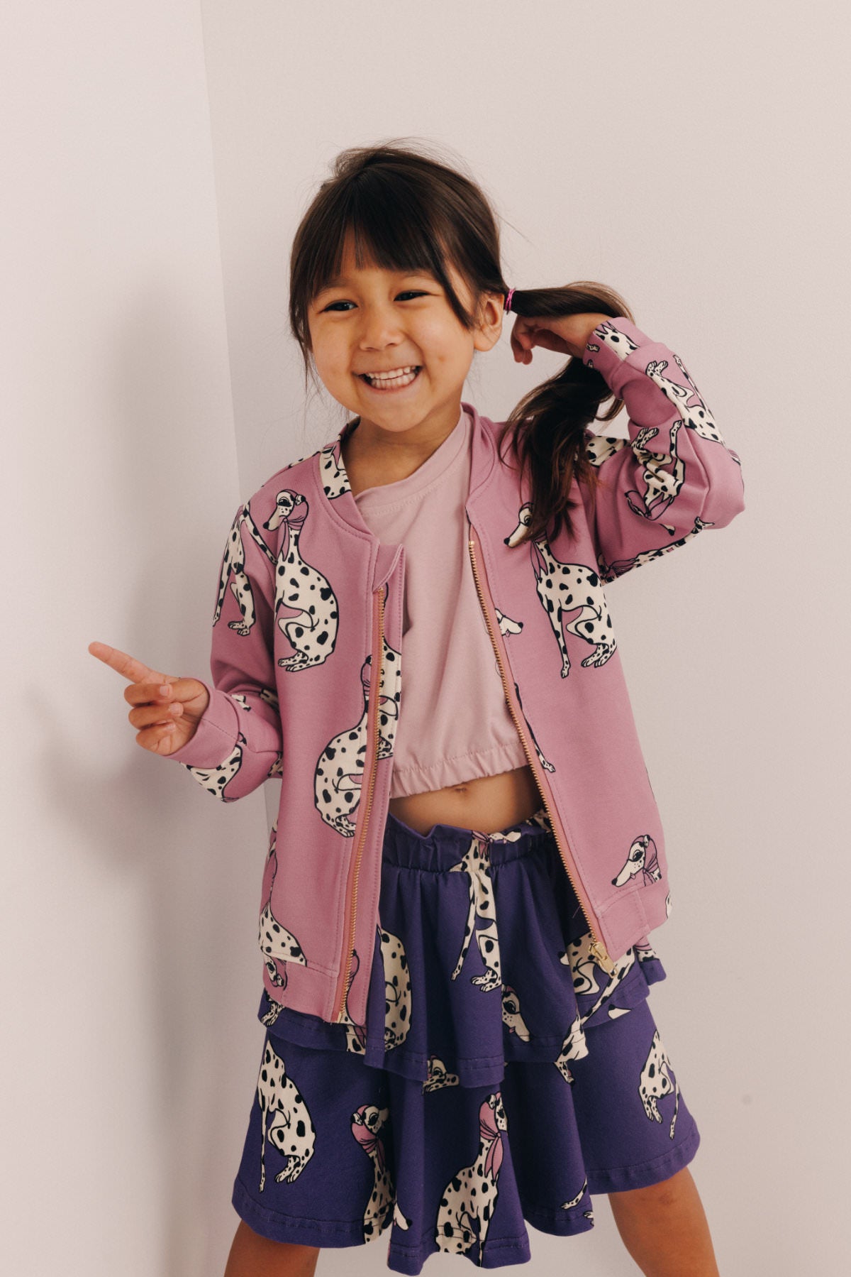 DALMATIAN PLUM | WAVE SKIRT
