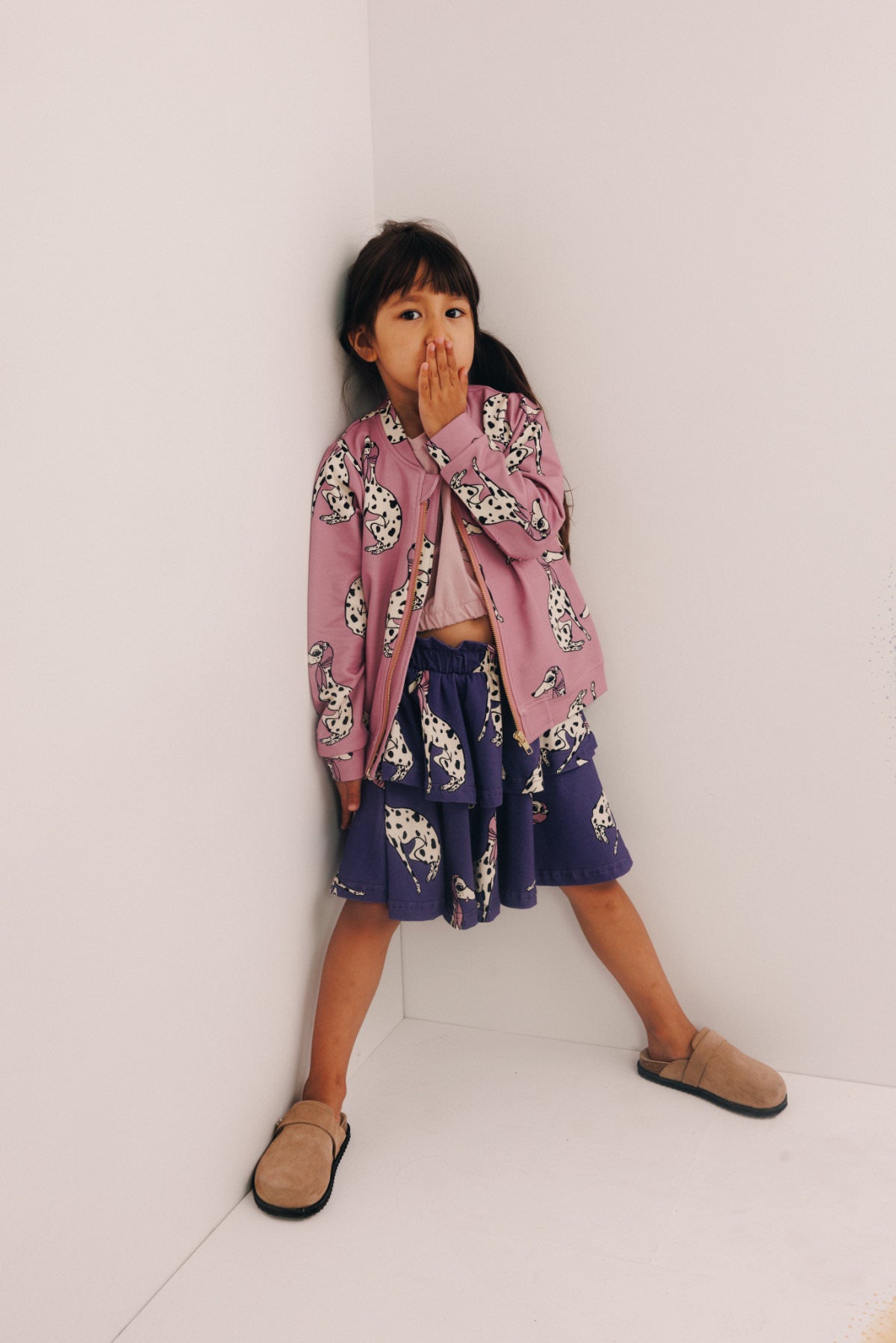 DALMATIAN PLUM | WAVE SKIRT
