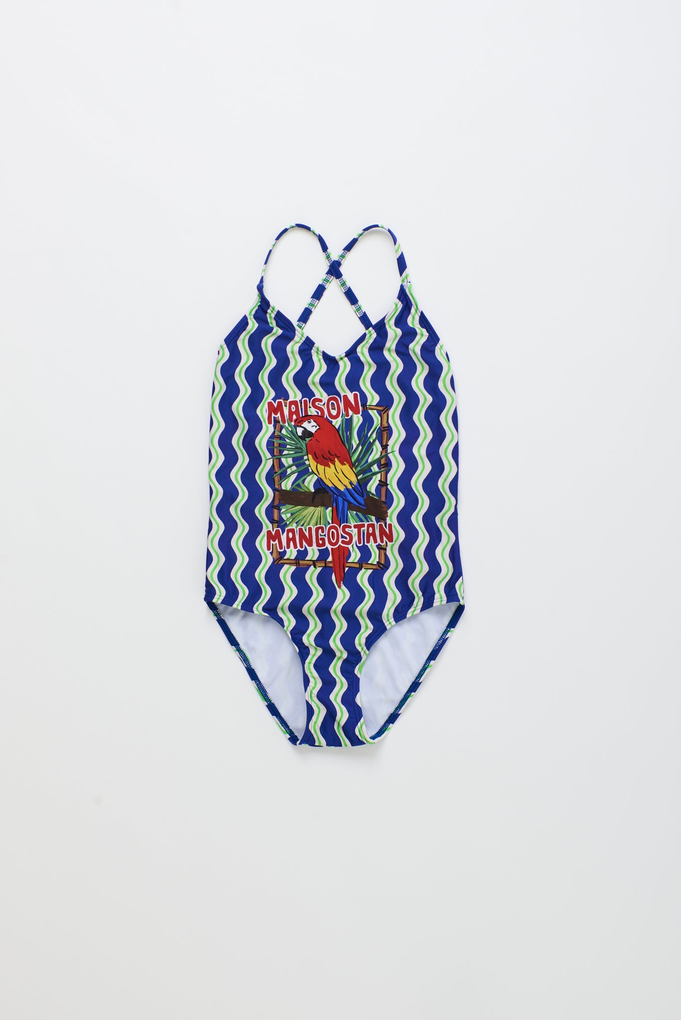 Loros Wavy Swimsuit - Blue - 26101604