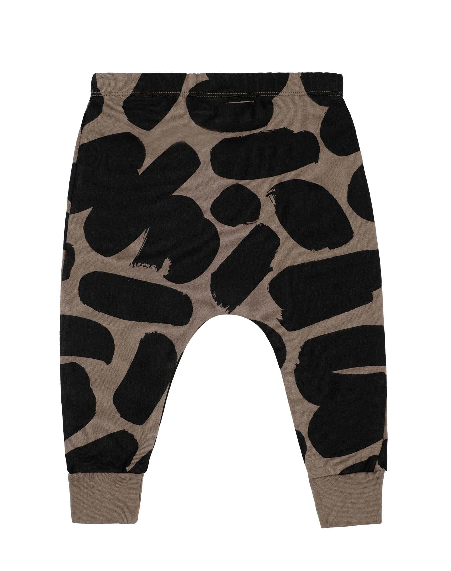 Brown Brushstrokes Baby Sweatpants