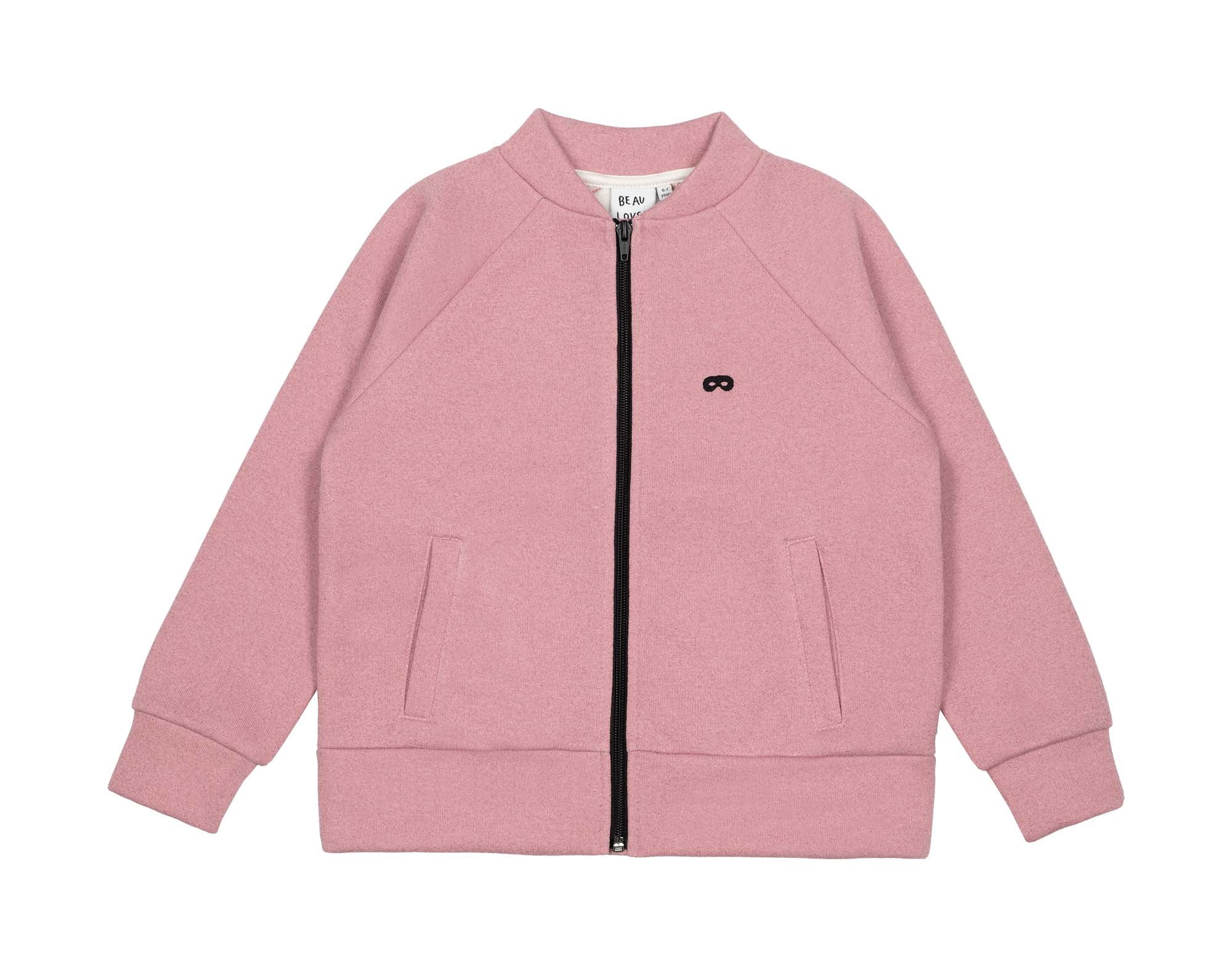 Glitter Pink Zip Up Jacket