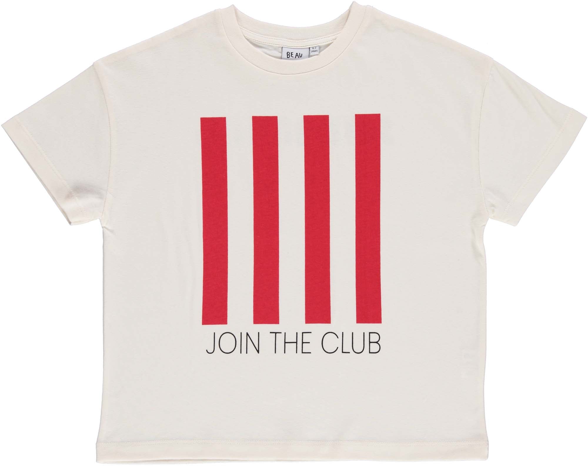 Antique White 'Join The Club' T-shirt BL025
