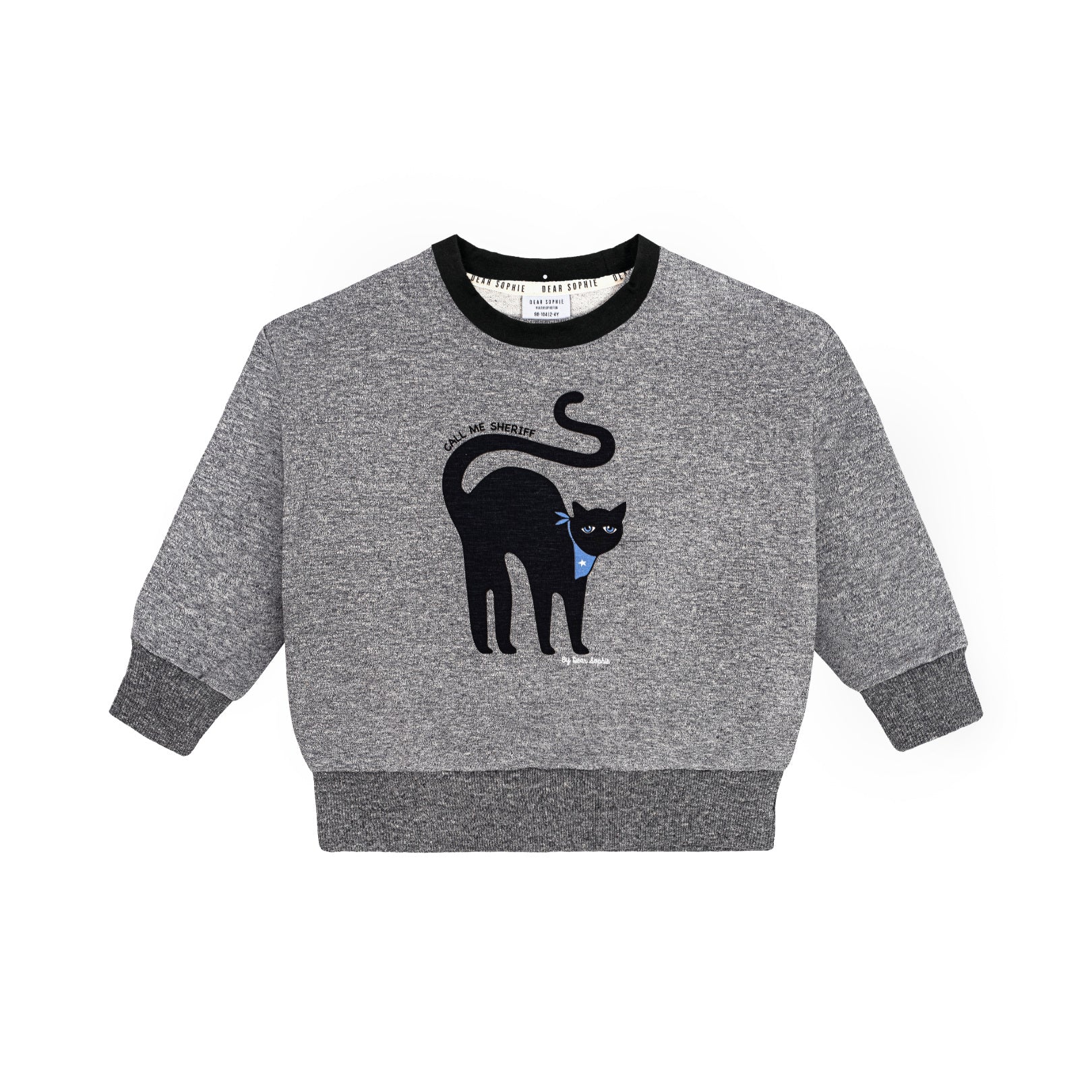 CAT GREY MELANGE | SWEATSHIRT