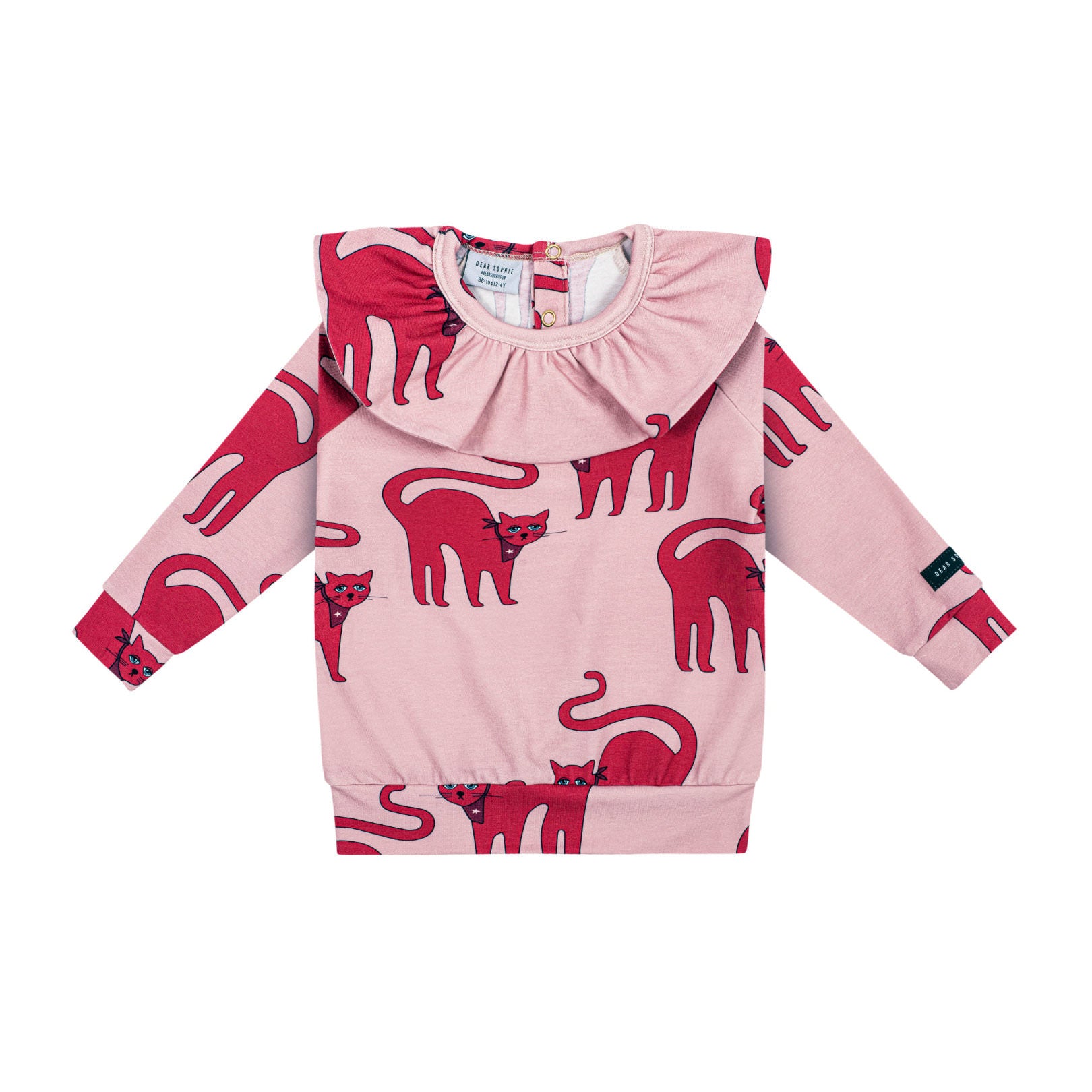 CAT PINK | FRILL LONGSLEEVE