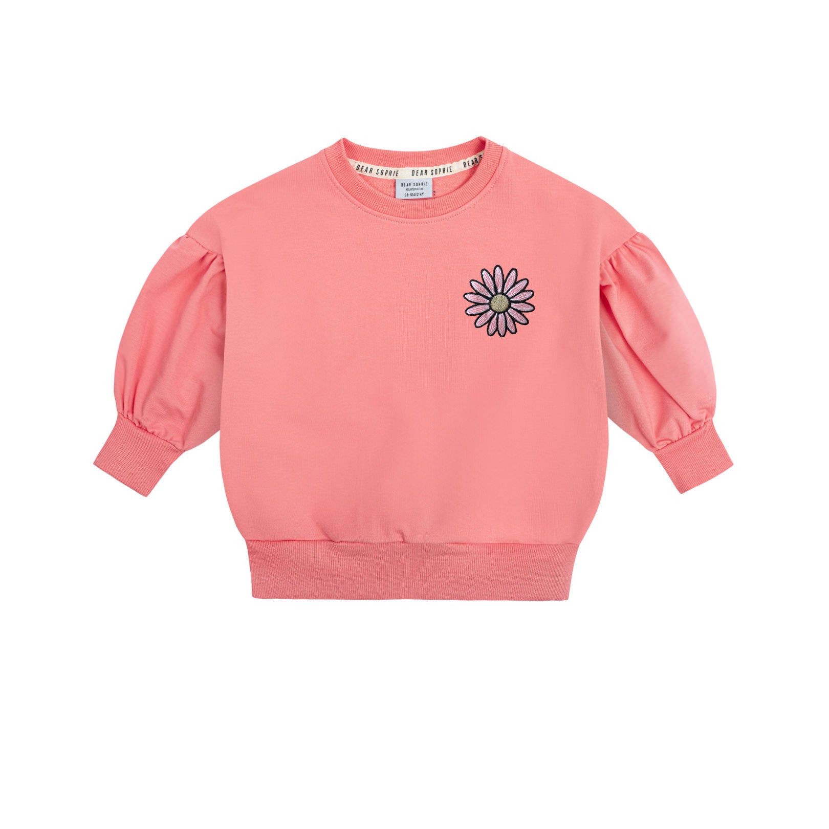 FLOWERS PINK | PUFF SWEATSHIRT