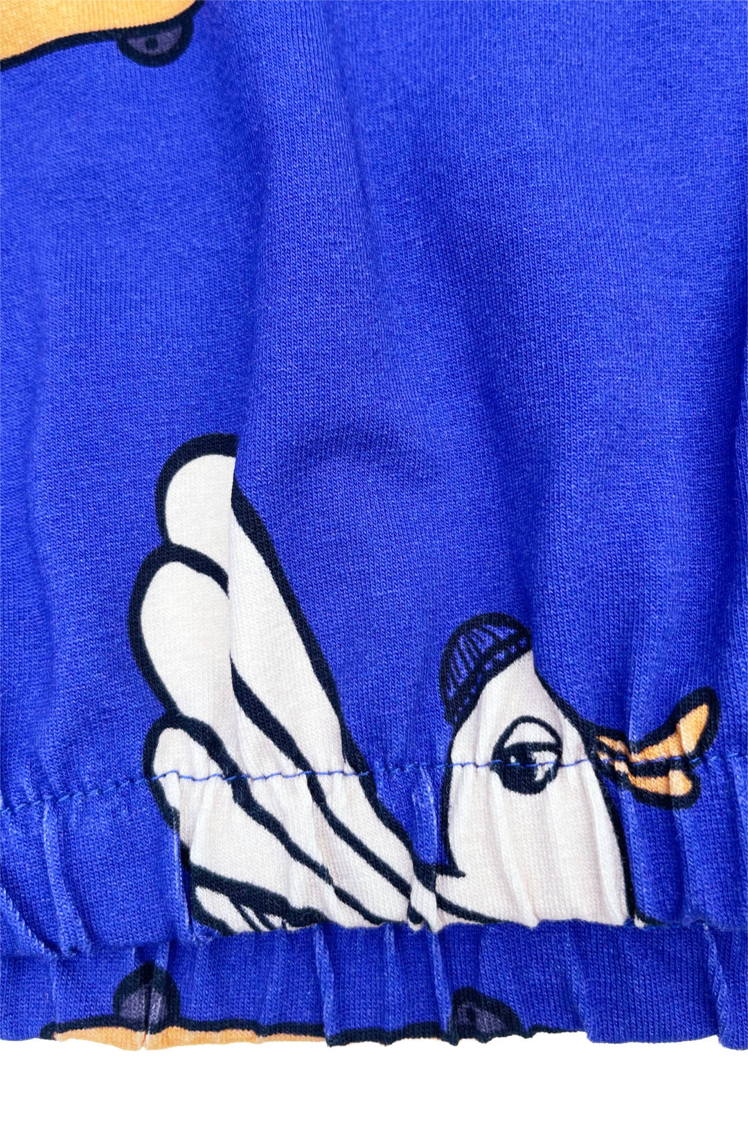 HI BIRD NAVY BLUE | LOOSE CROP TOP