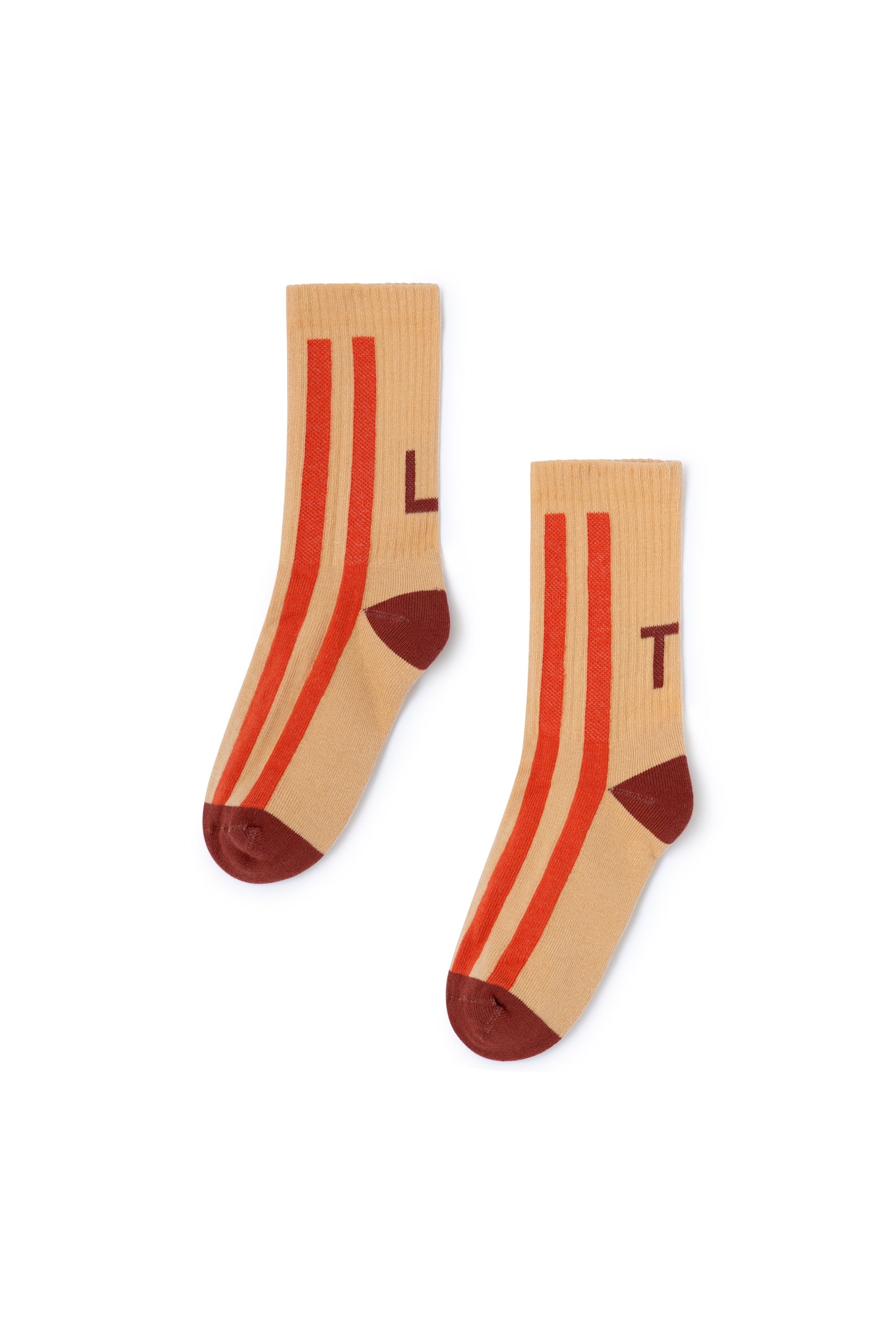 STRIPES SOCKS - NUDE