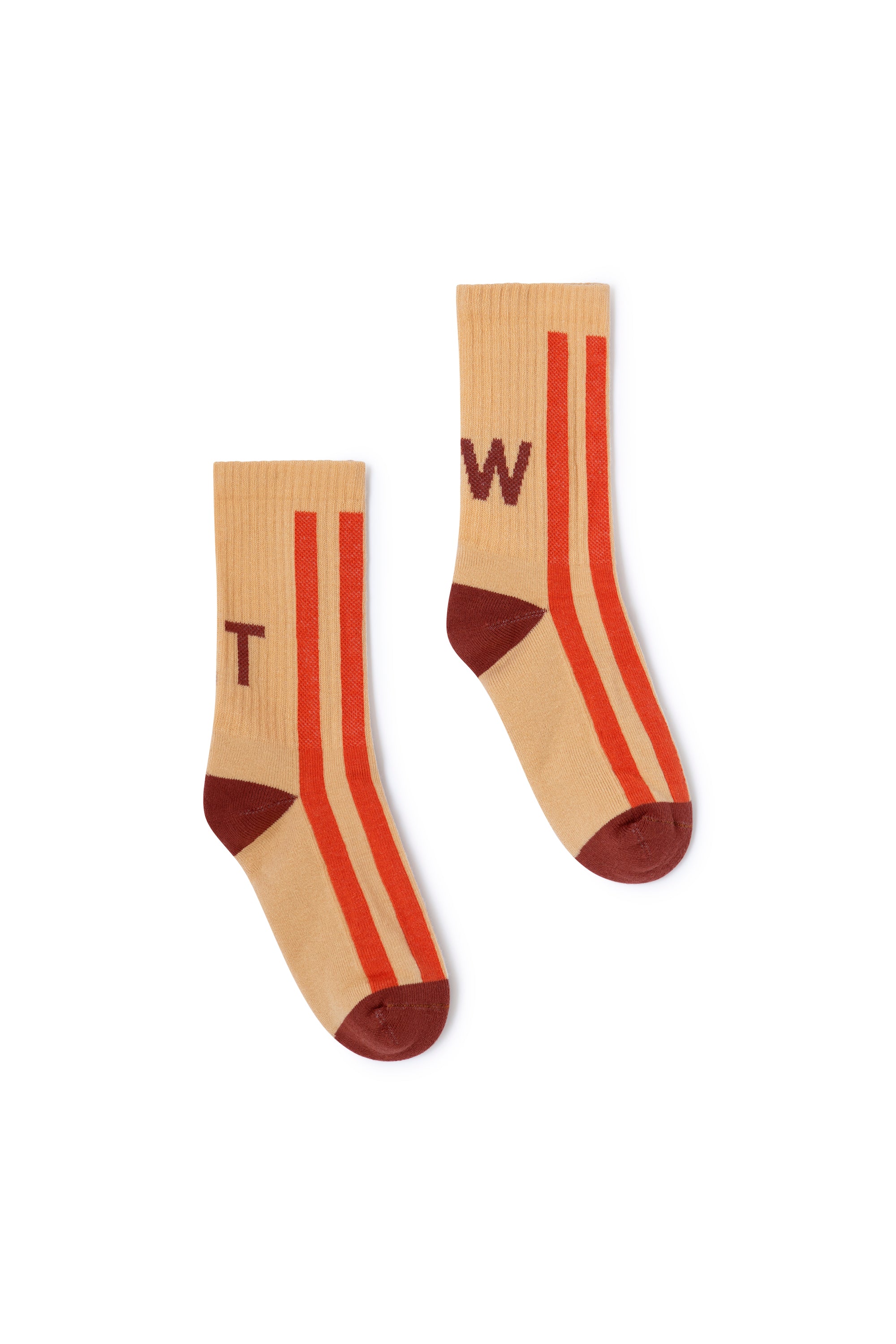 STRIPES SOCKS - NUDE