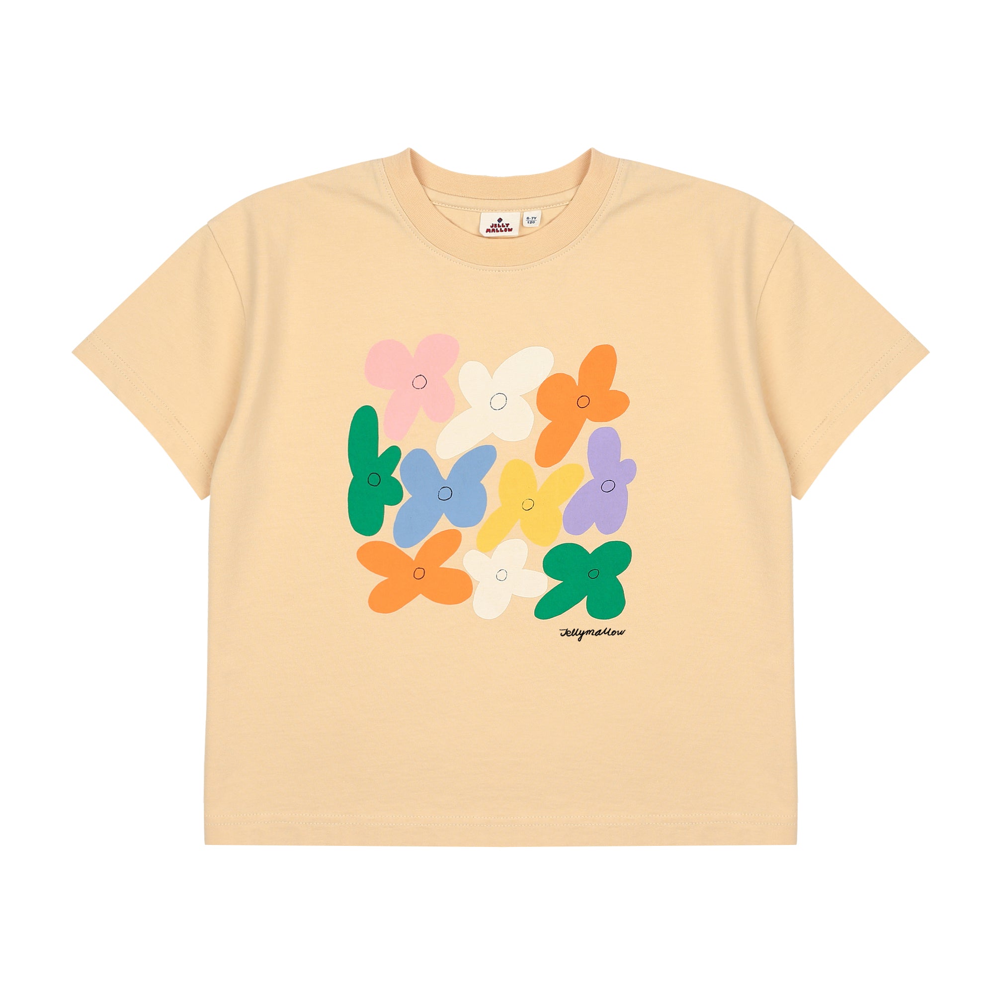Beige Flower T-shirt JM2410108