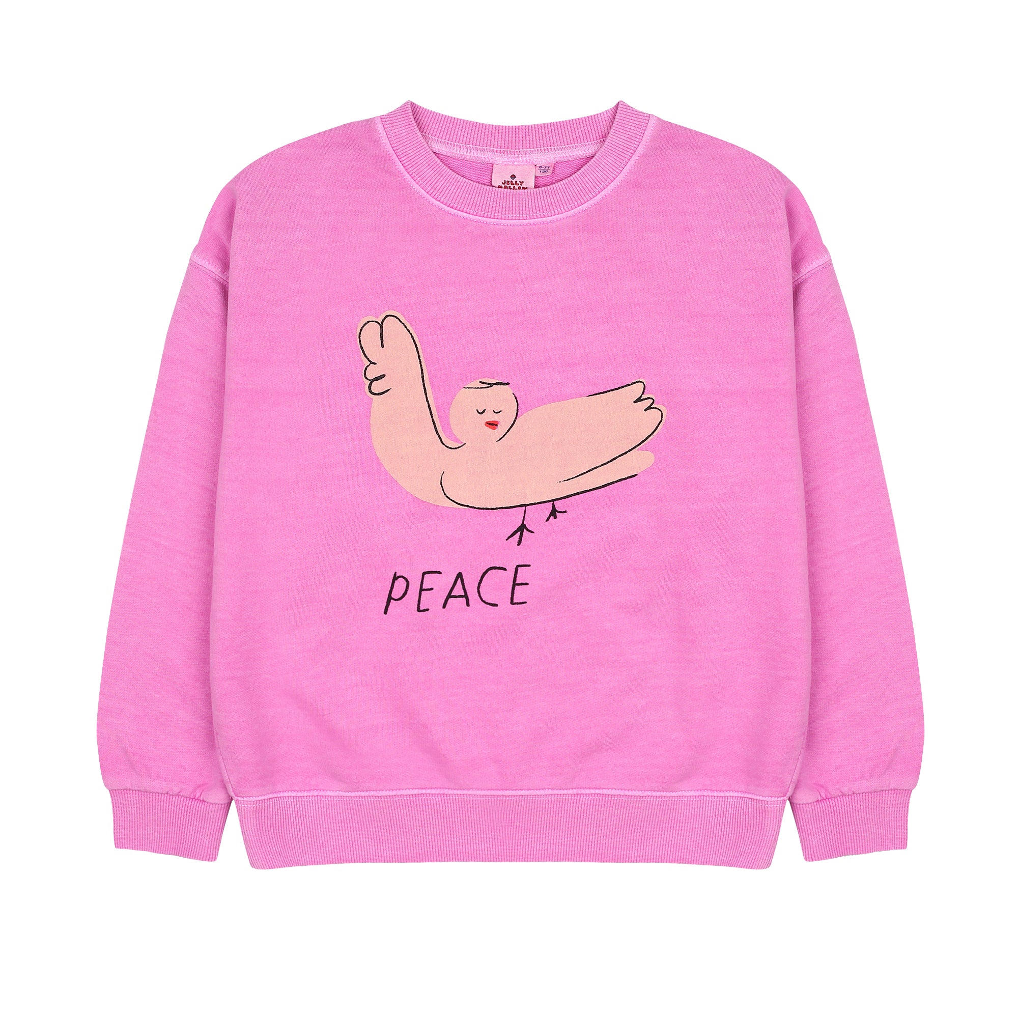 Pink Peace Pigment Sweatshirt JM2410127