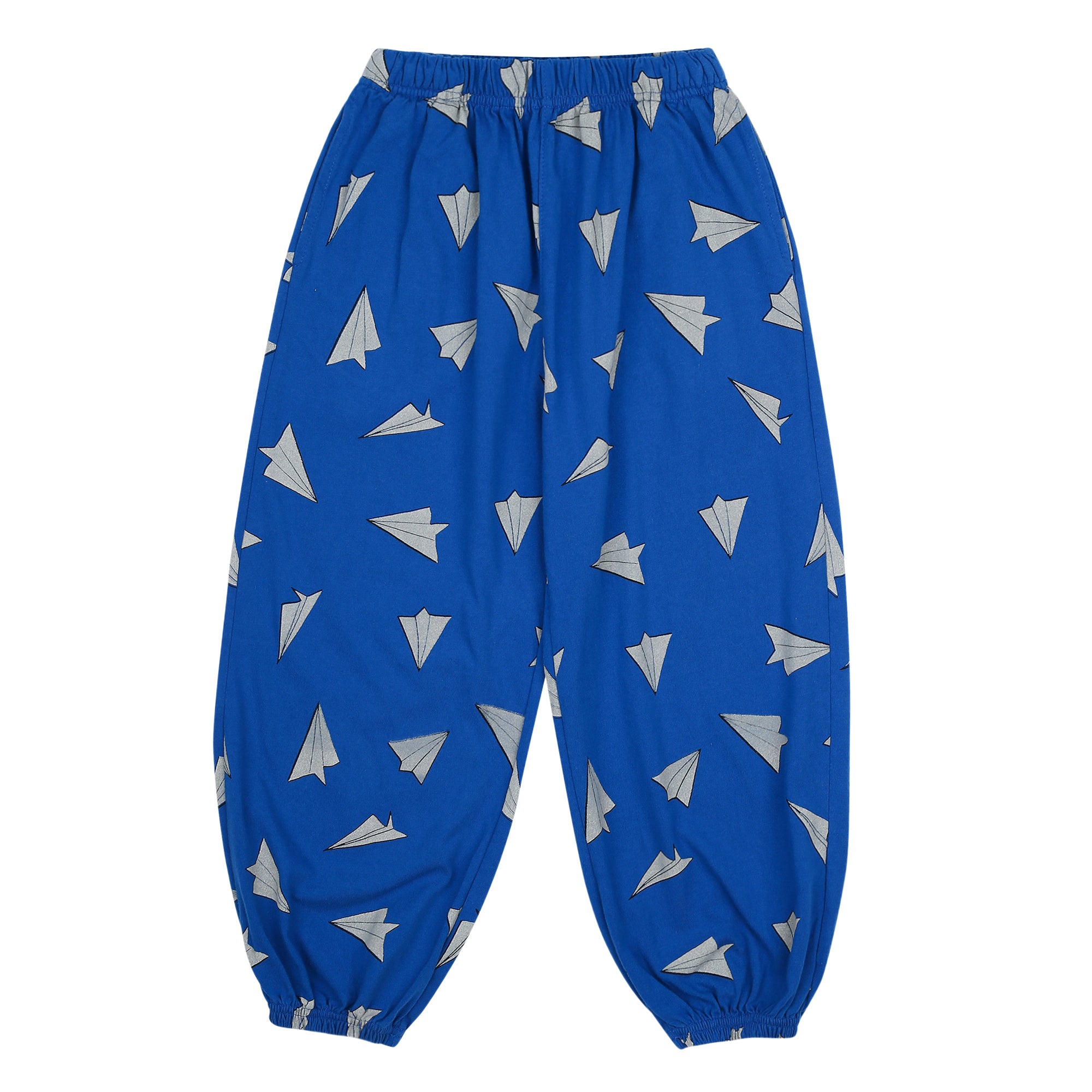 Blue Paper Airplane Aladdin Pants JM2410433