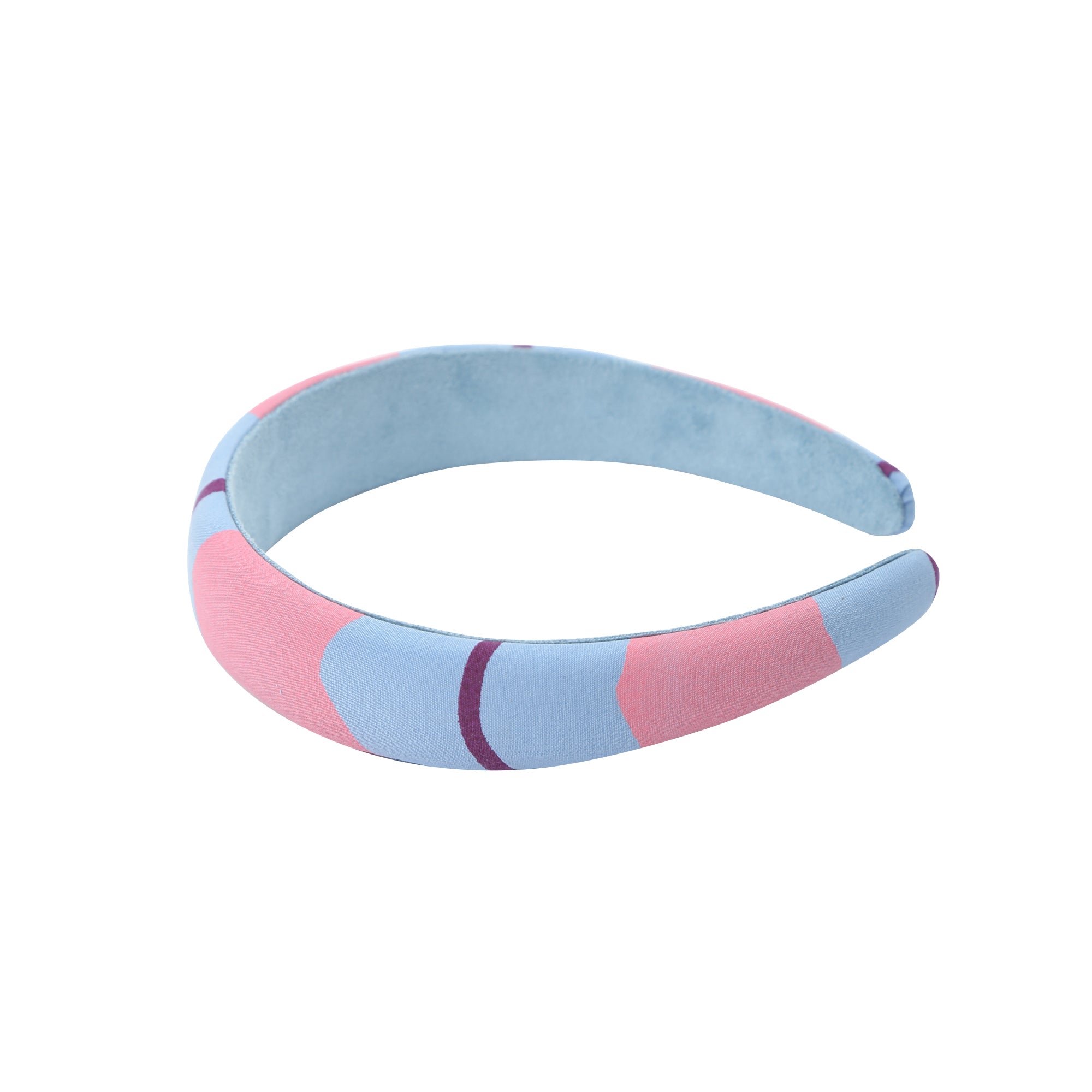 Blue Wave Stripe Headband JM2411130