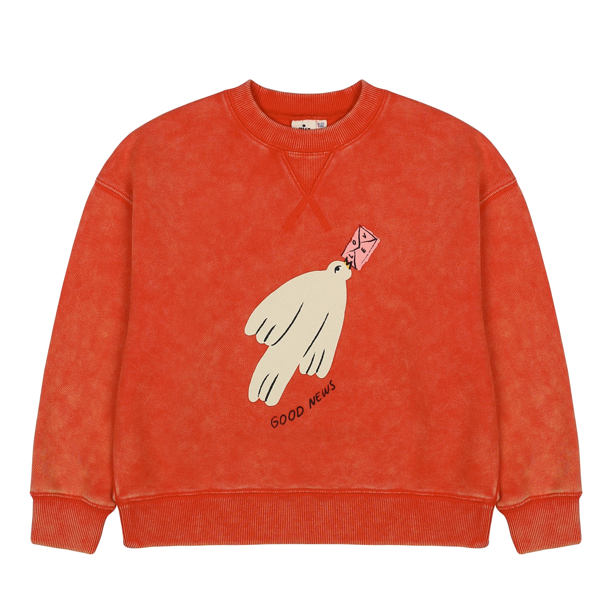 Bird Sweatshirt_Red - RED