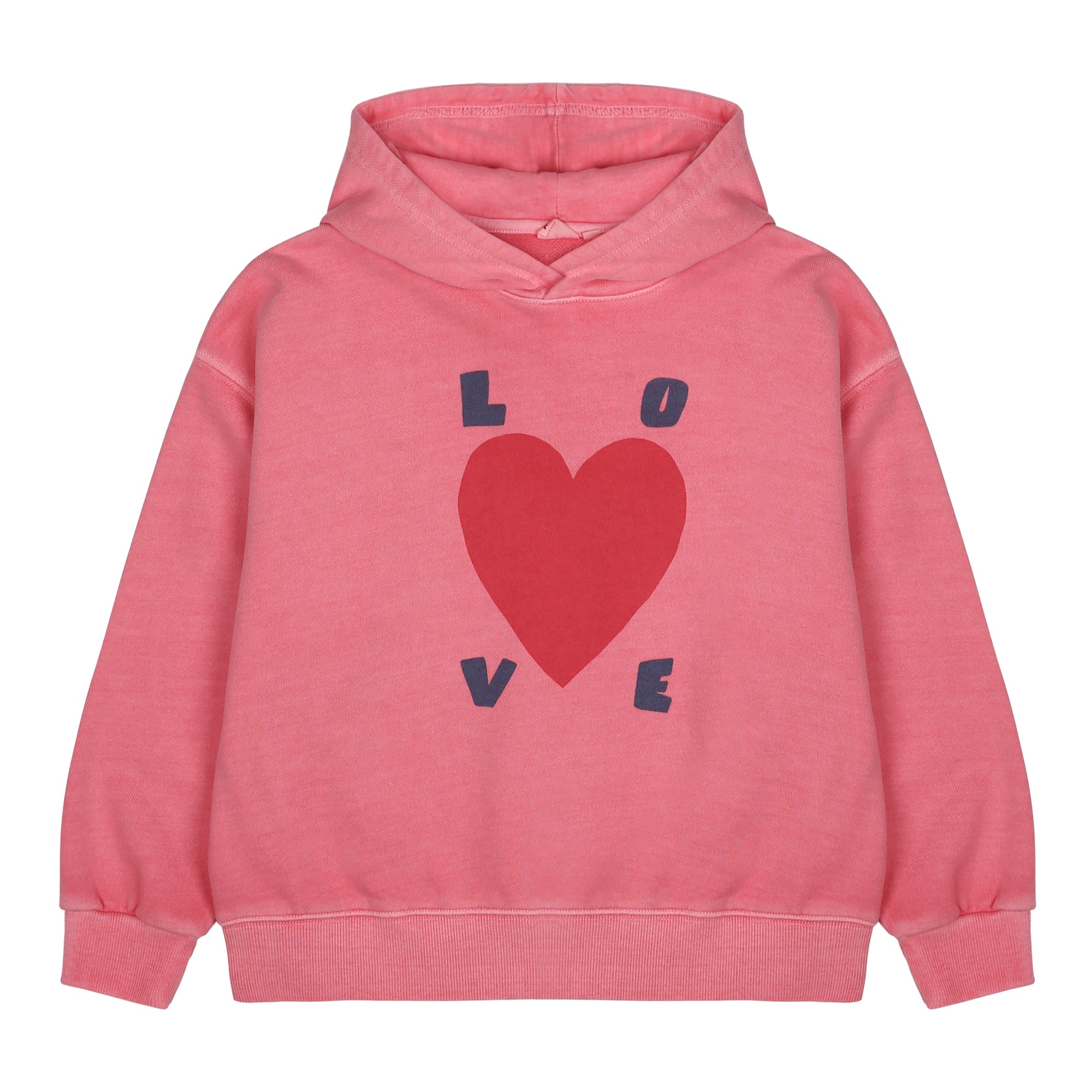 LOVE pigment Hoodie - PINK