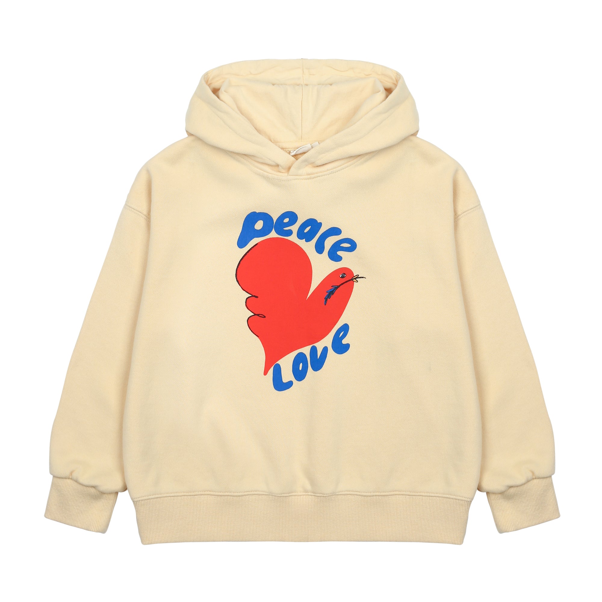 Peace Love Hoodie - LIGHT YELLOW