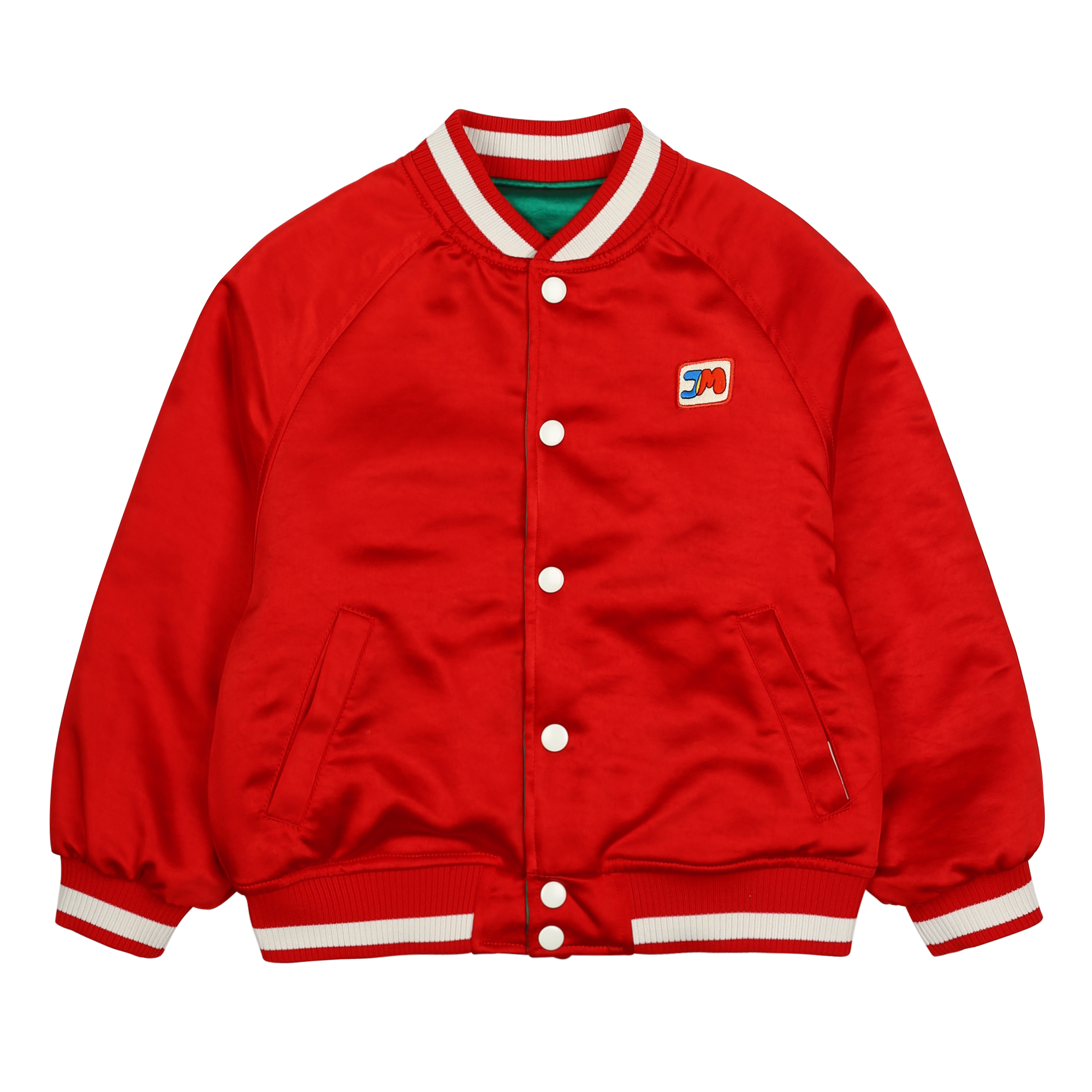 Boom Reversible Jacket - GREEN/RED