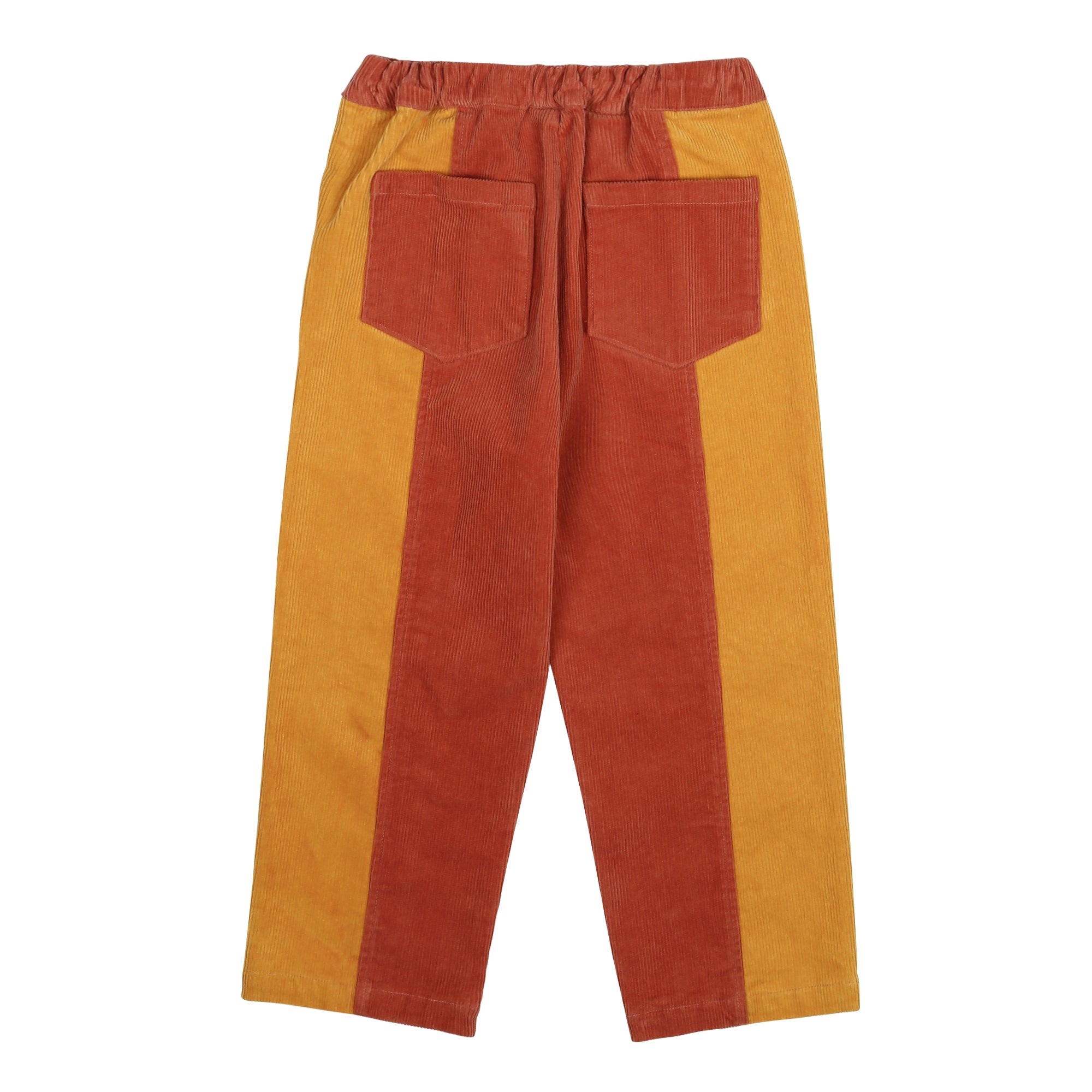 Bird Corduroy Pants_Orange - ORANGE