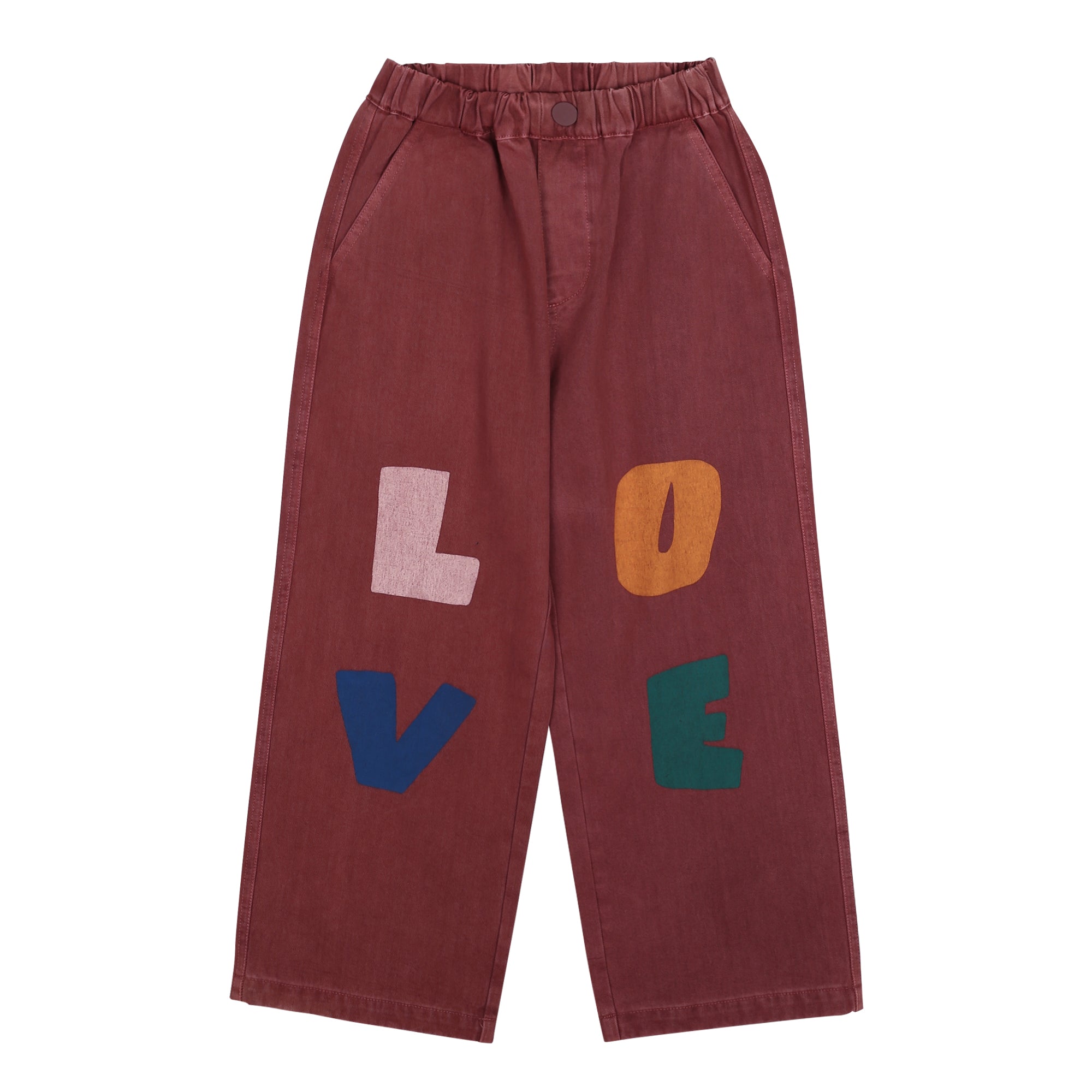 Love Trousers  - BURGUNDY