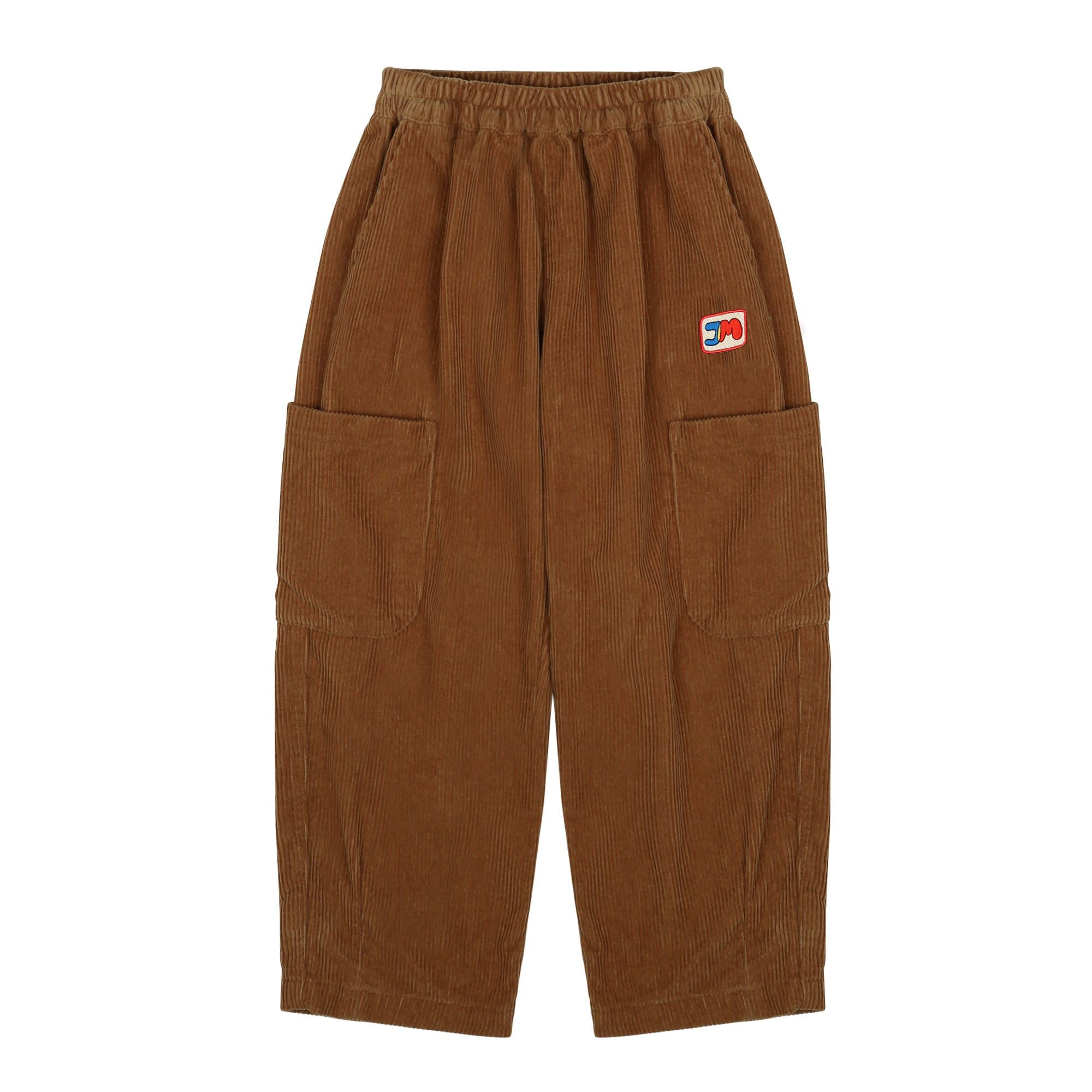 Wide Corduroy Pants_Brown - BROWN