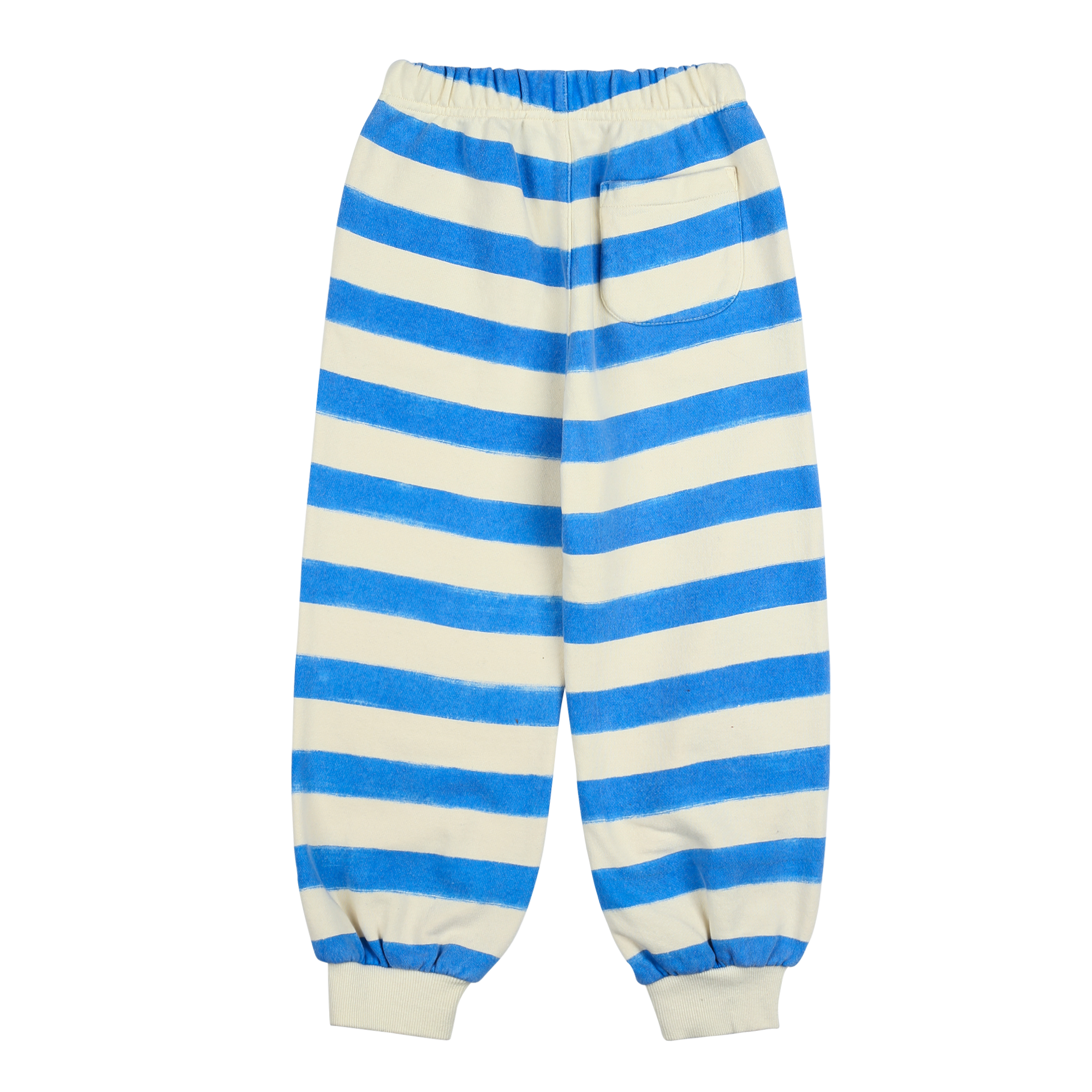 Bird Striped Lounge Pants_Blue - BLUE