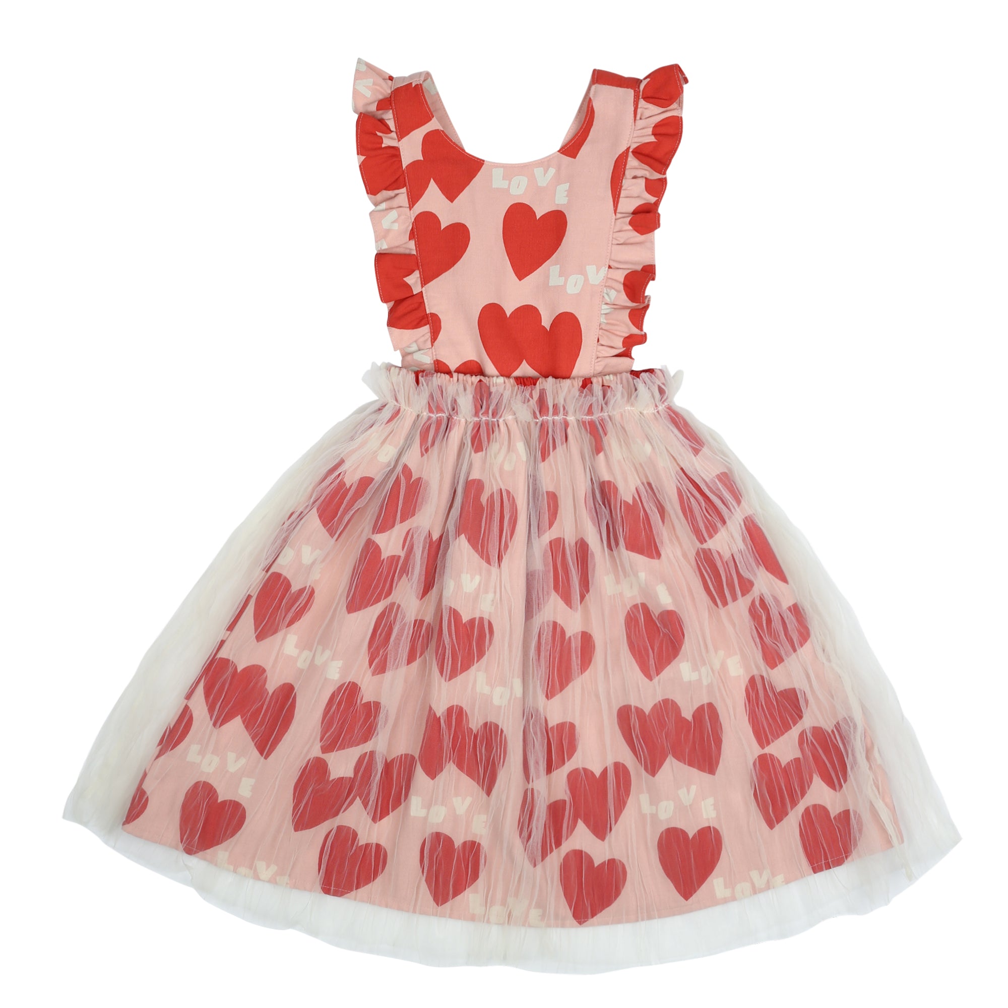 Love Frill Dress - PINK