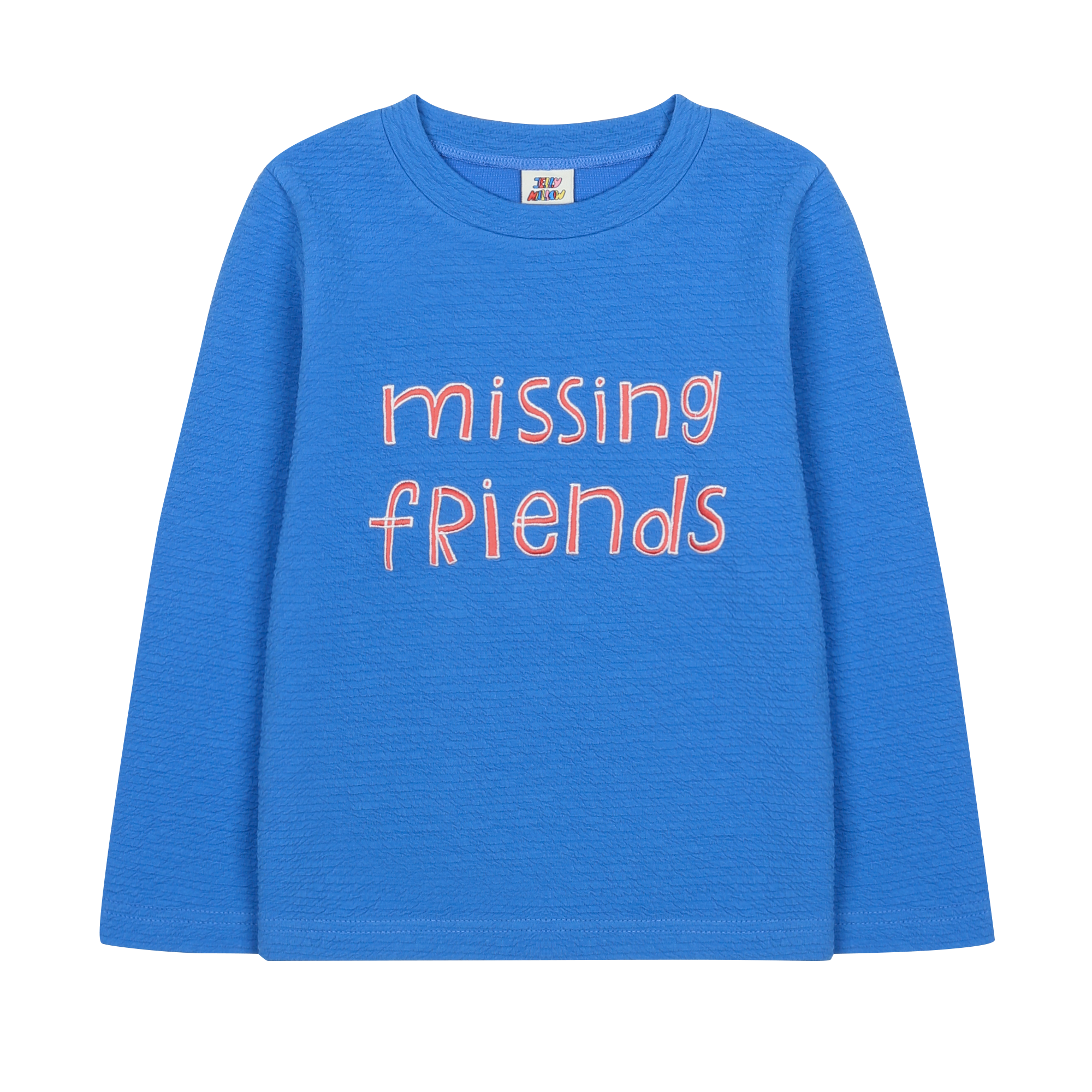 FRIENDS PLEATED LONGSLEEVE T-SHIRT - BLUE - JM2520101