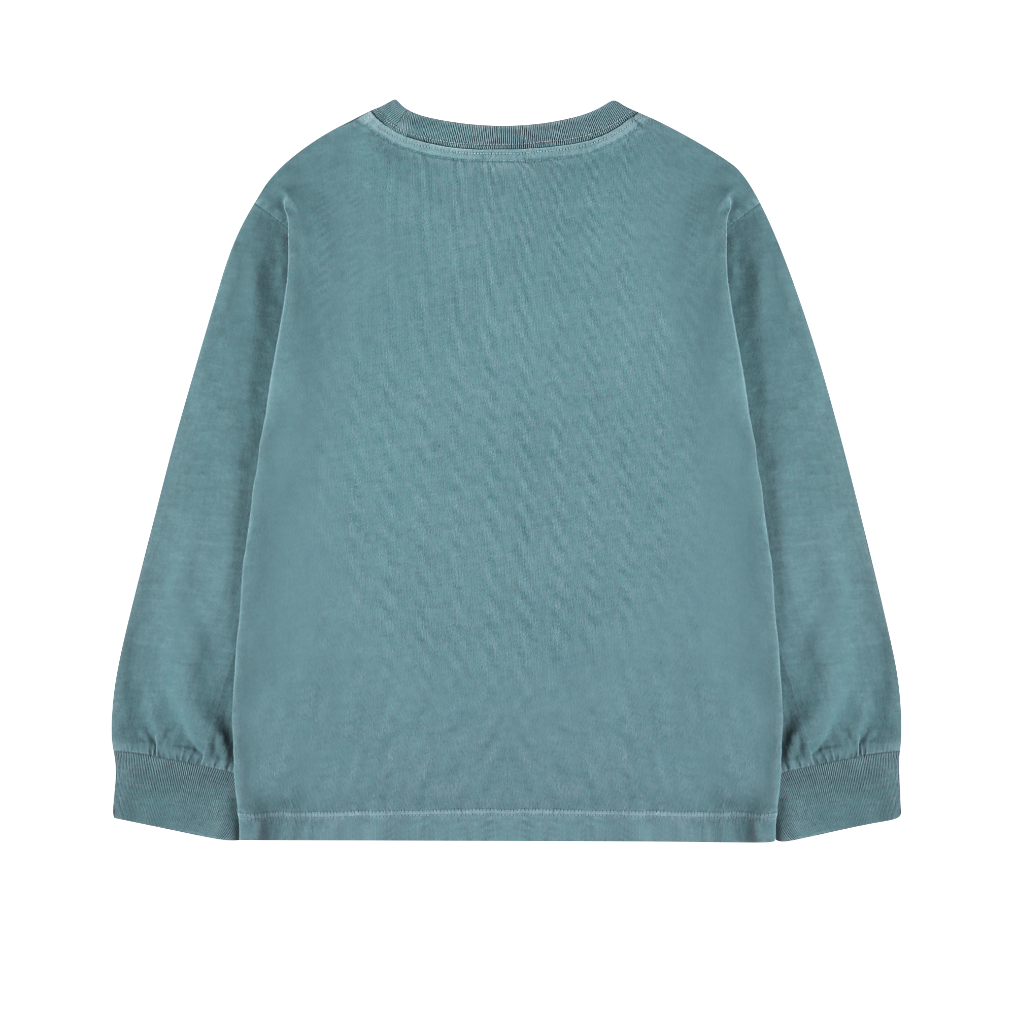 CHESS HORSE PIGMENT LONGSLEEVE T-SHIRT - BLUE GRAY - JM2520104