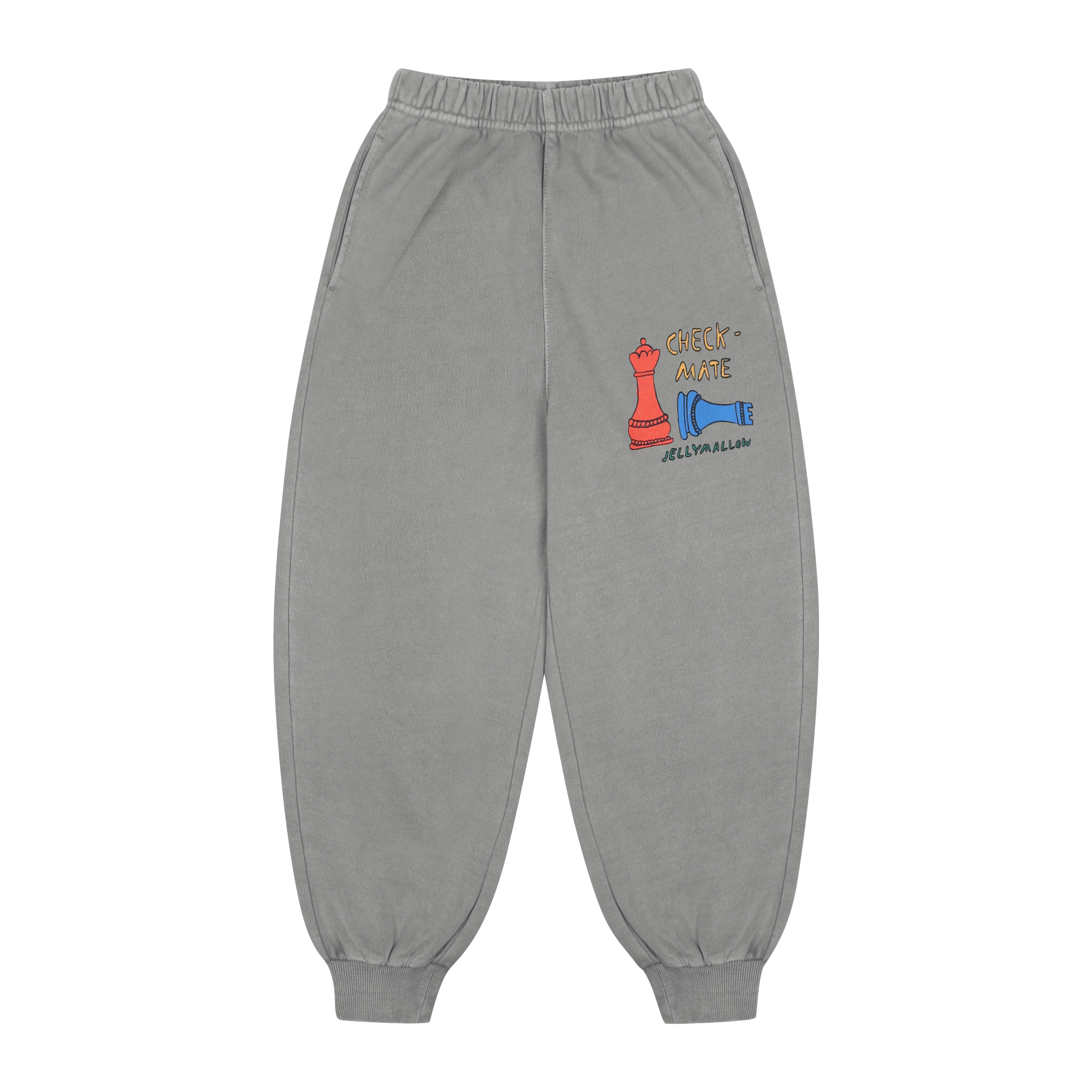 CHECK MATE PIGMENT SWEATPANTS - GRAY - JM2520434