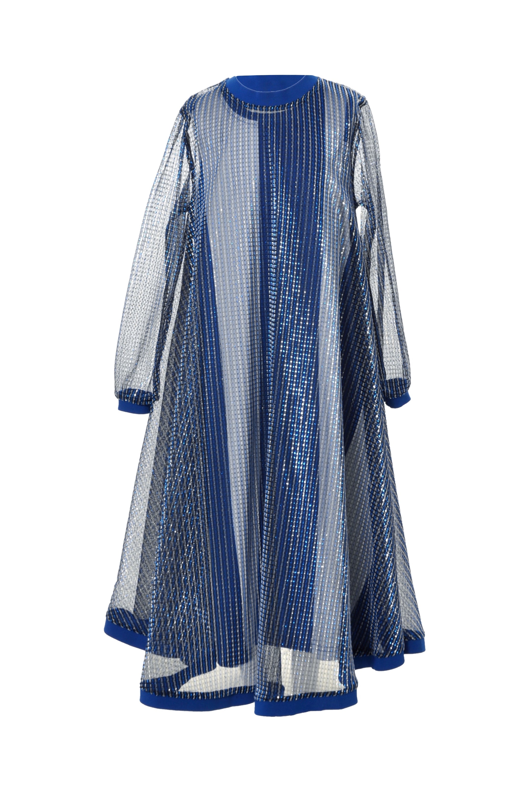 KIDS SHEER DRESS - BLUE