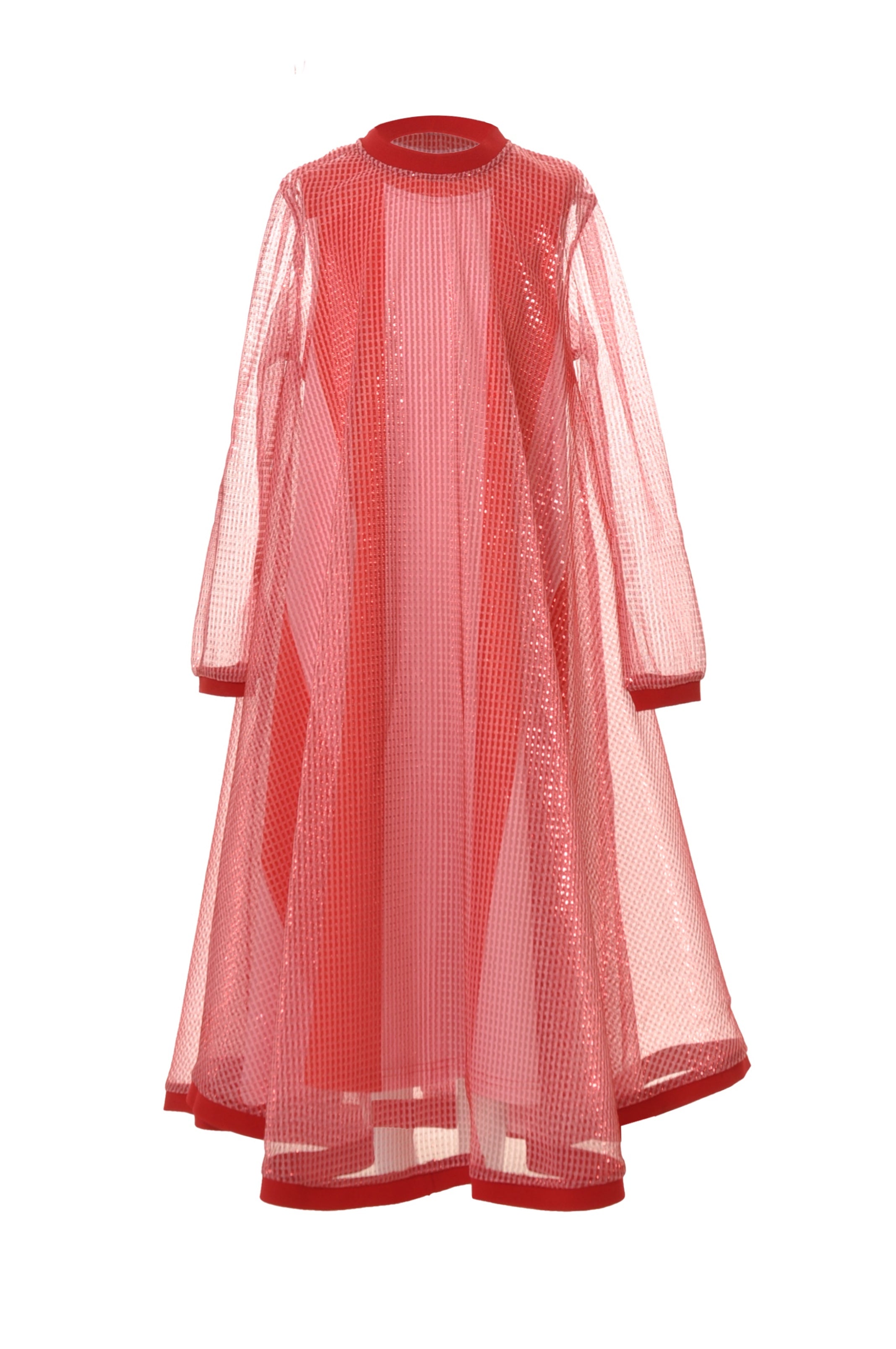 KIDS SHEER DRESS - PINK