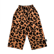 LEOPARD Straight Leg Jogging Pants