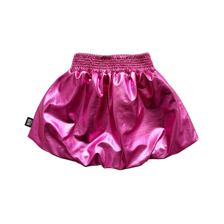 SHINY PINK Ballon Skirt