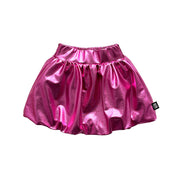 SHINY PINK Ballon Skirt