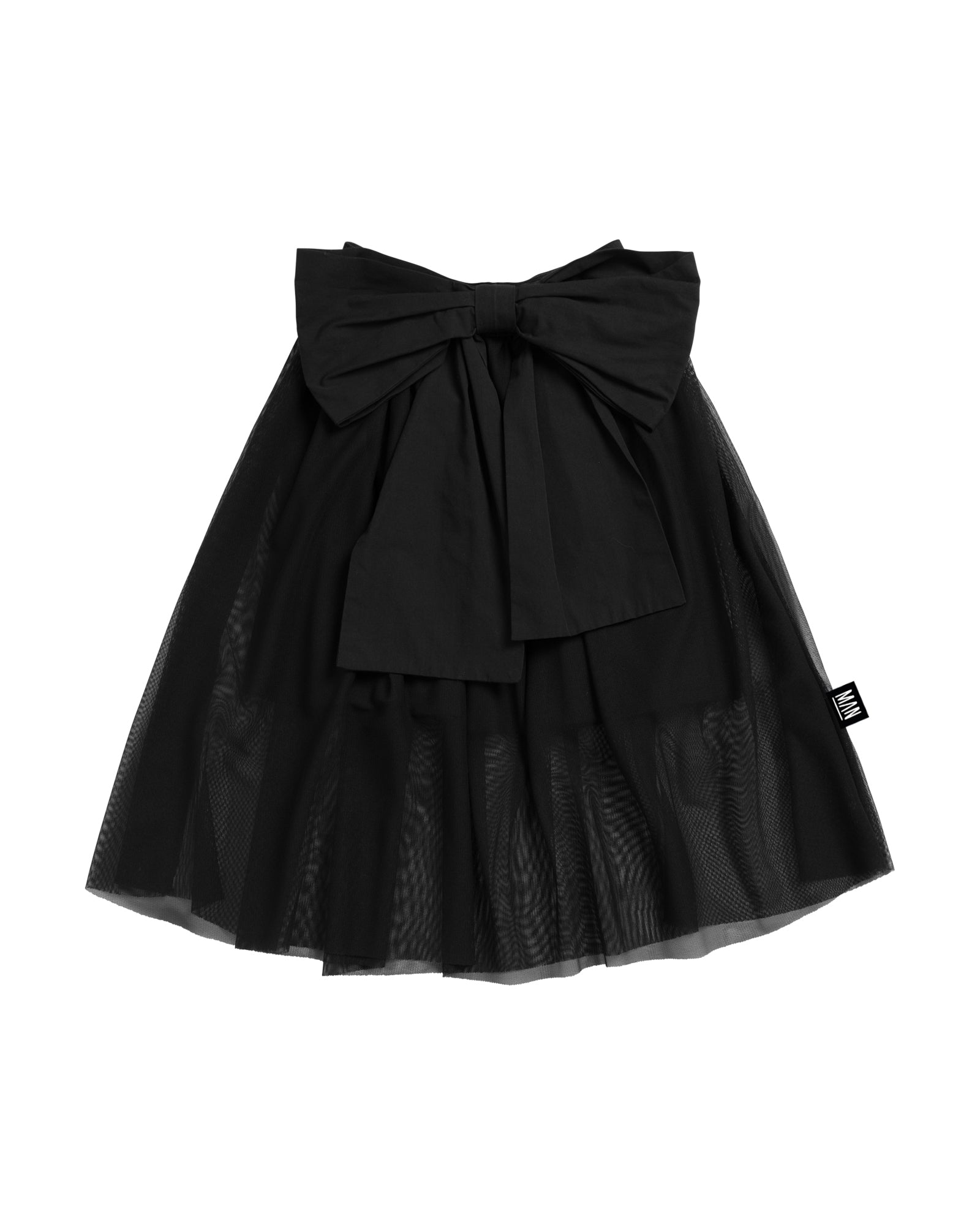 BOW Tulle Skirt - Black