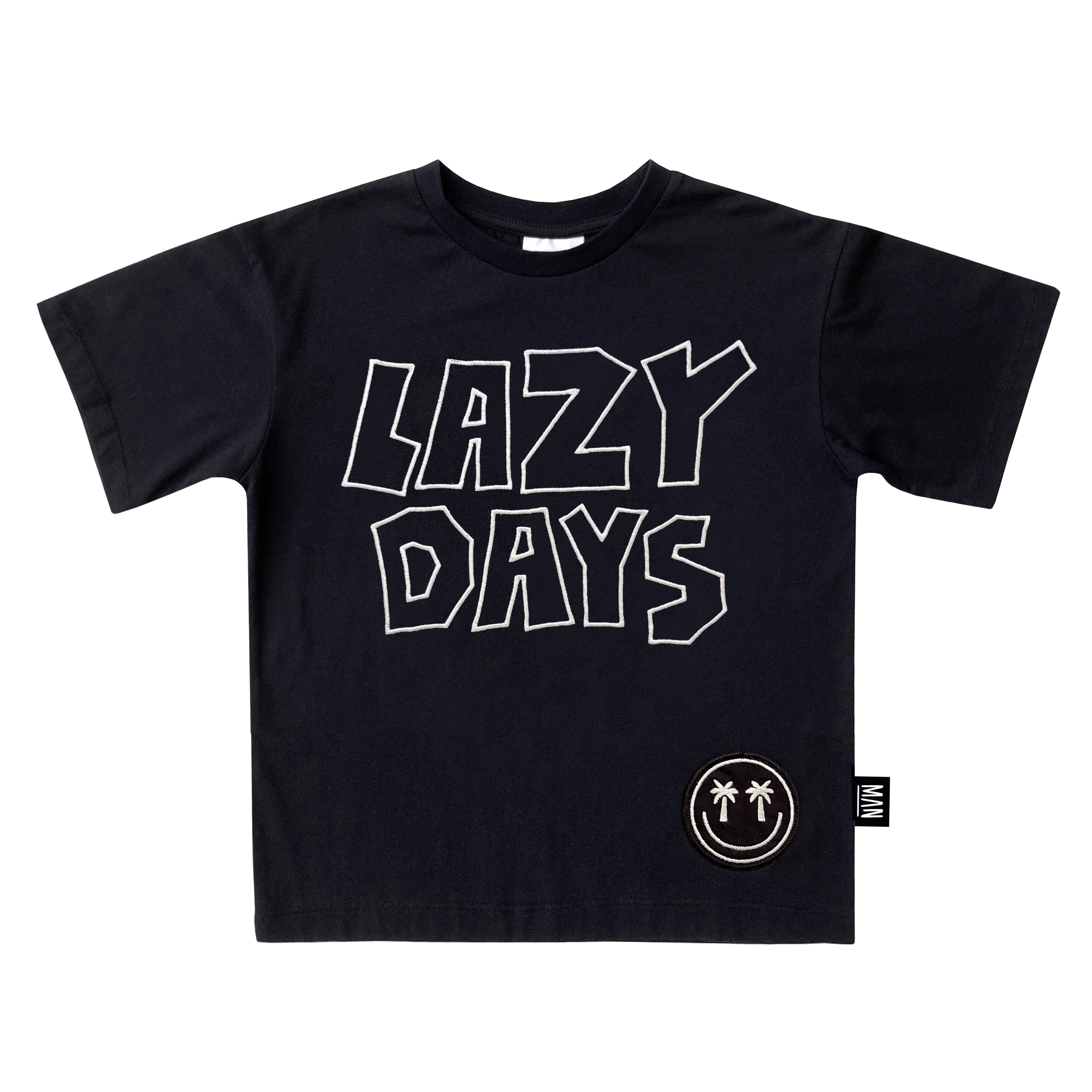 LAZY DAYS Skate T-Shirt Midnight Black