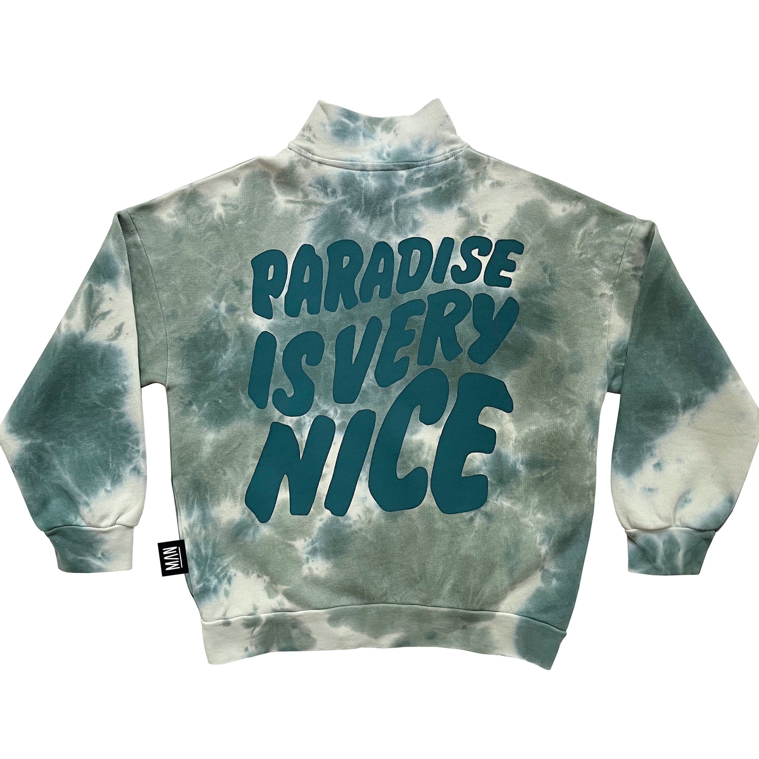 PARADISE IS VERY NICE TIE DYE Zip Jacket