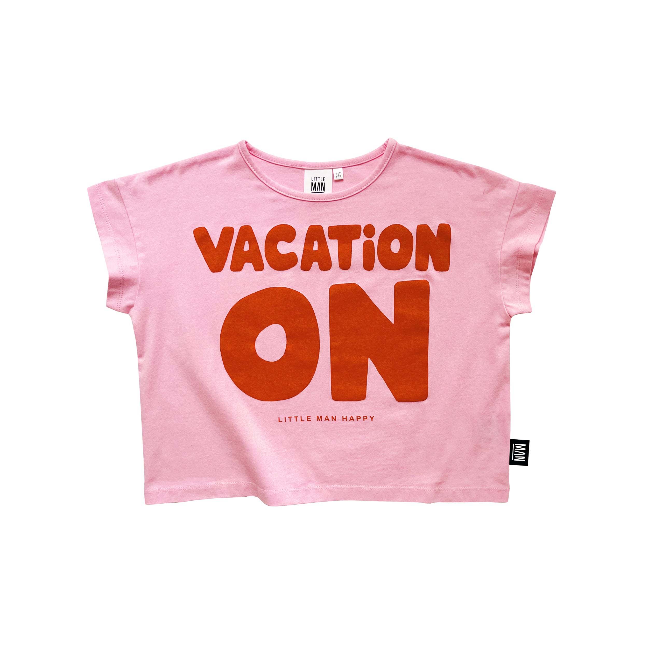 VACATION ON Cropped T-Shirt Rosebloom