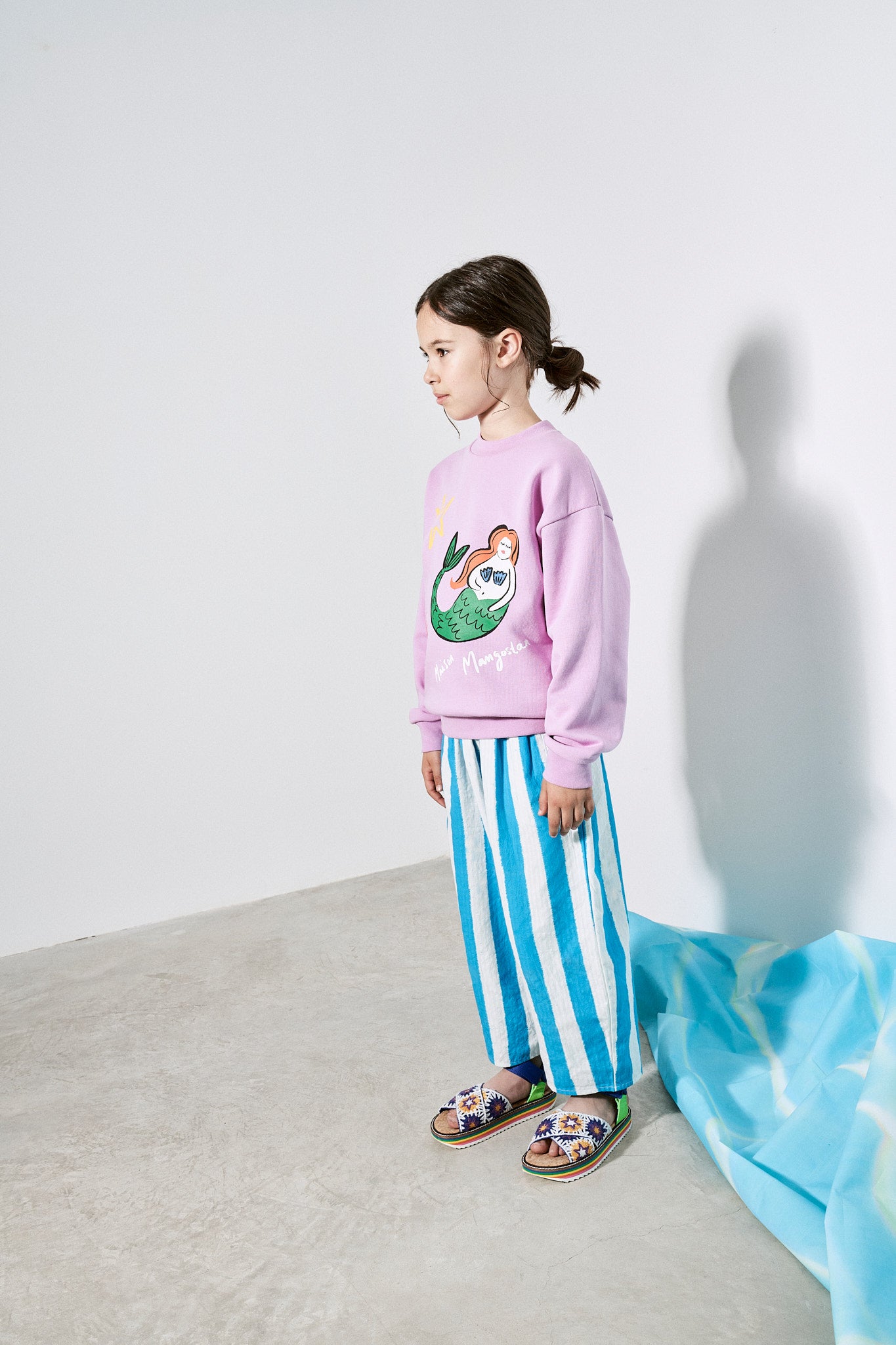 STRIPES PANTS BLUE- SS240028