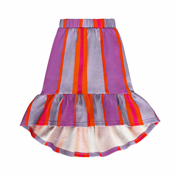 STRIPES | WAFFLE LONG SKIRT