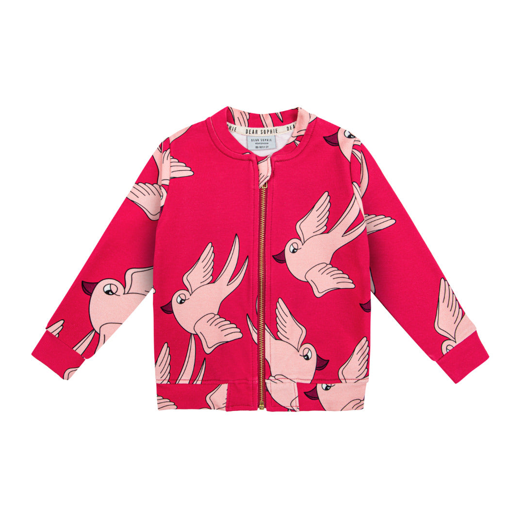 SWALLOW RED | BOMBER JACKET