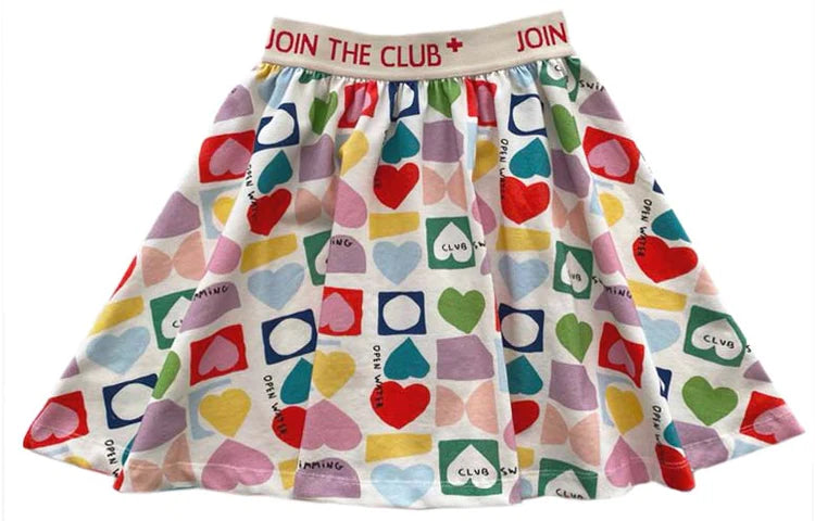 Hearts Circle Skirt BL086