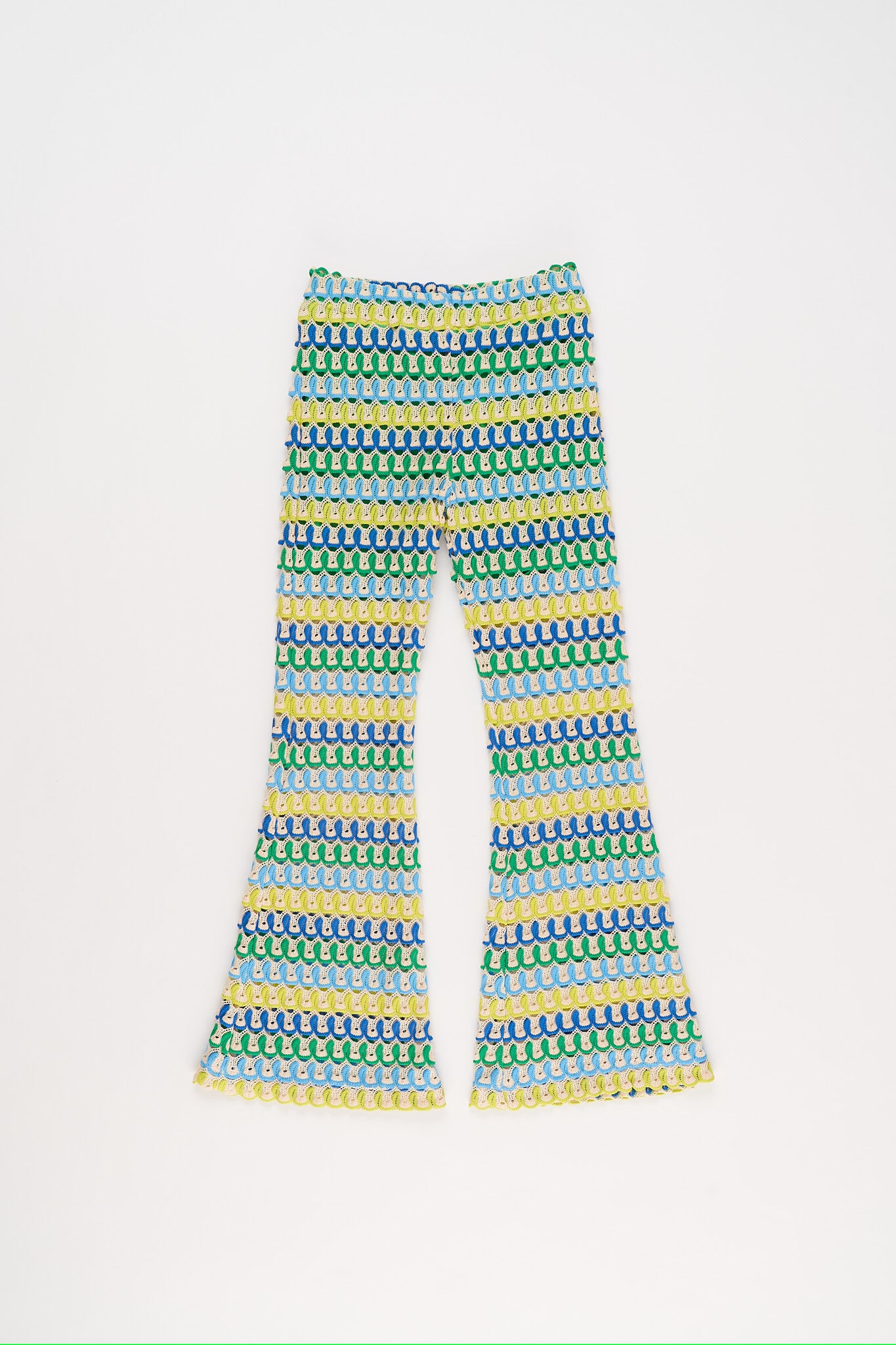WAVES FLARED PANTS MULTICOLOR - SS240030
