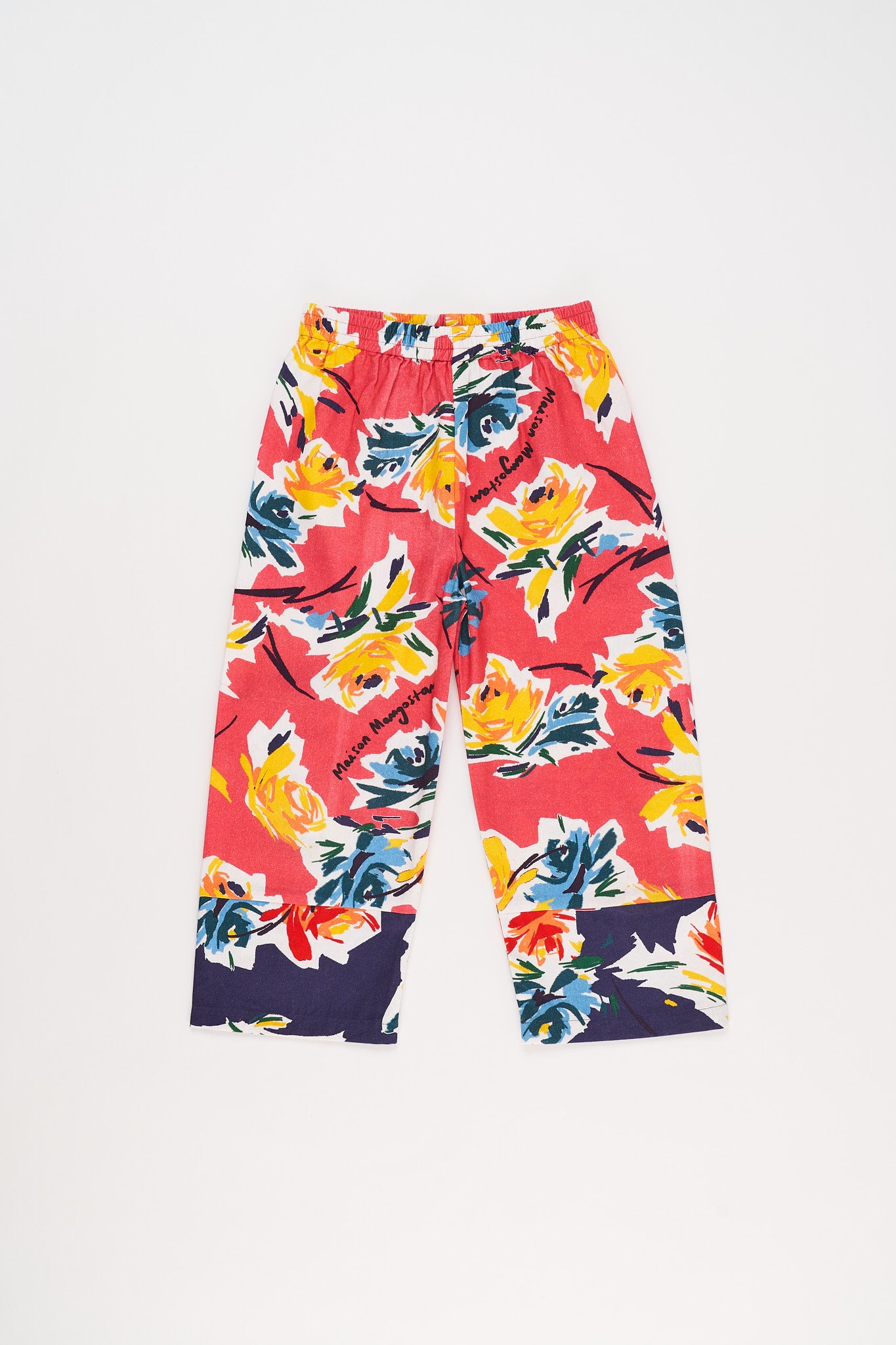 FLOWERS PANTS PINK - SS240026
