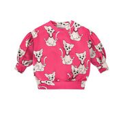 YOGICAT PINK | PUFF SWEATSHIRT