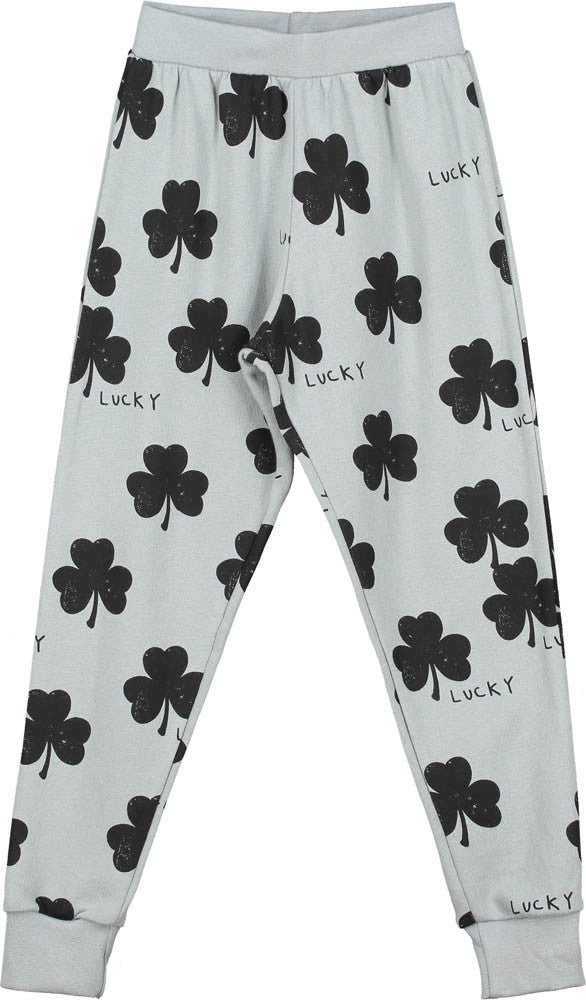 Sweater Pants washed Lucky AOP BL_10